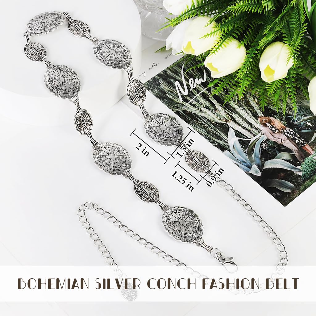 SANNIDHI Women's Waist Chain - Silver - Image 5