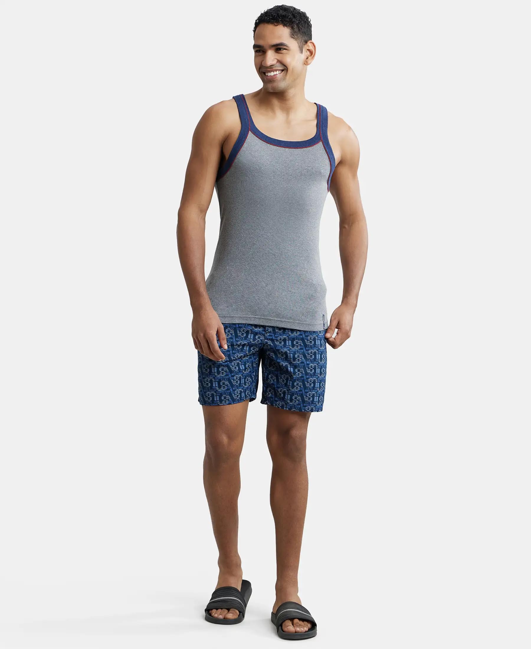 Jockey Men's Cotton Rib Gym Vest - Image 4