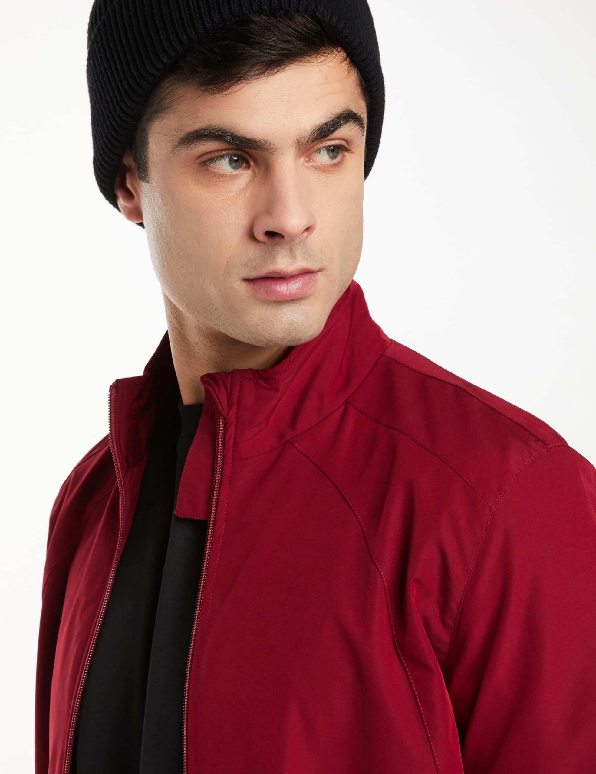 GarbGlide Men's Lined Jacket - Maroon - Image 4