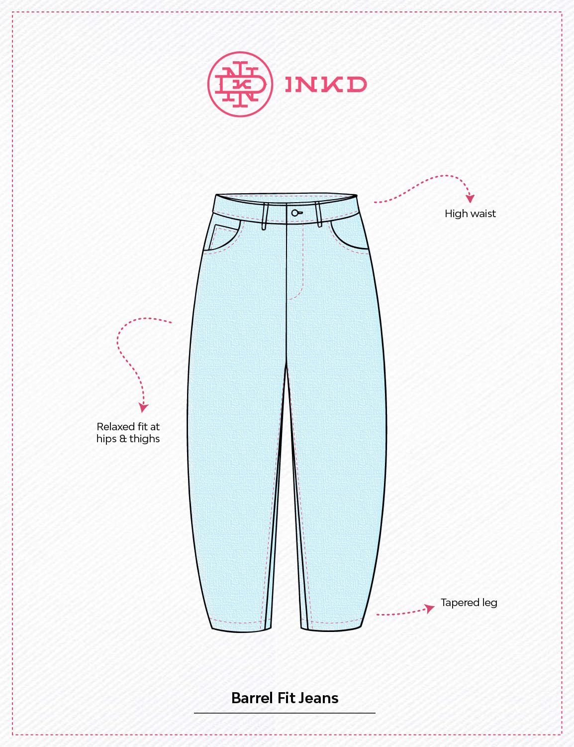 INKD Women's High-Rise Stretch Jeans - Image 5