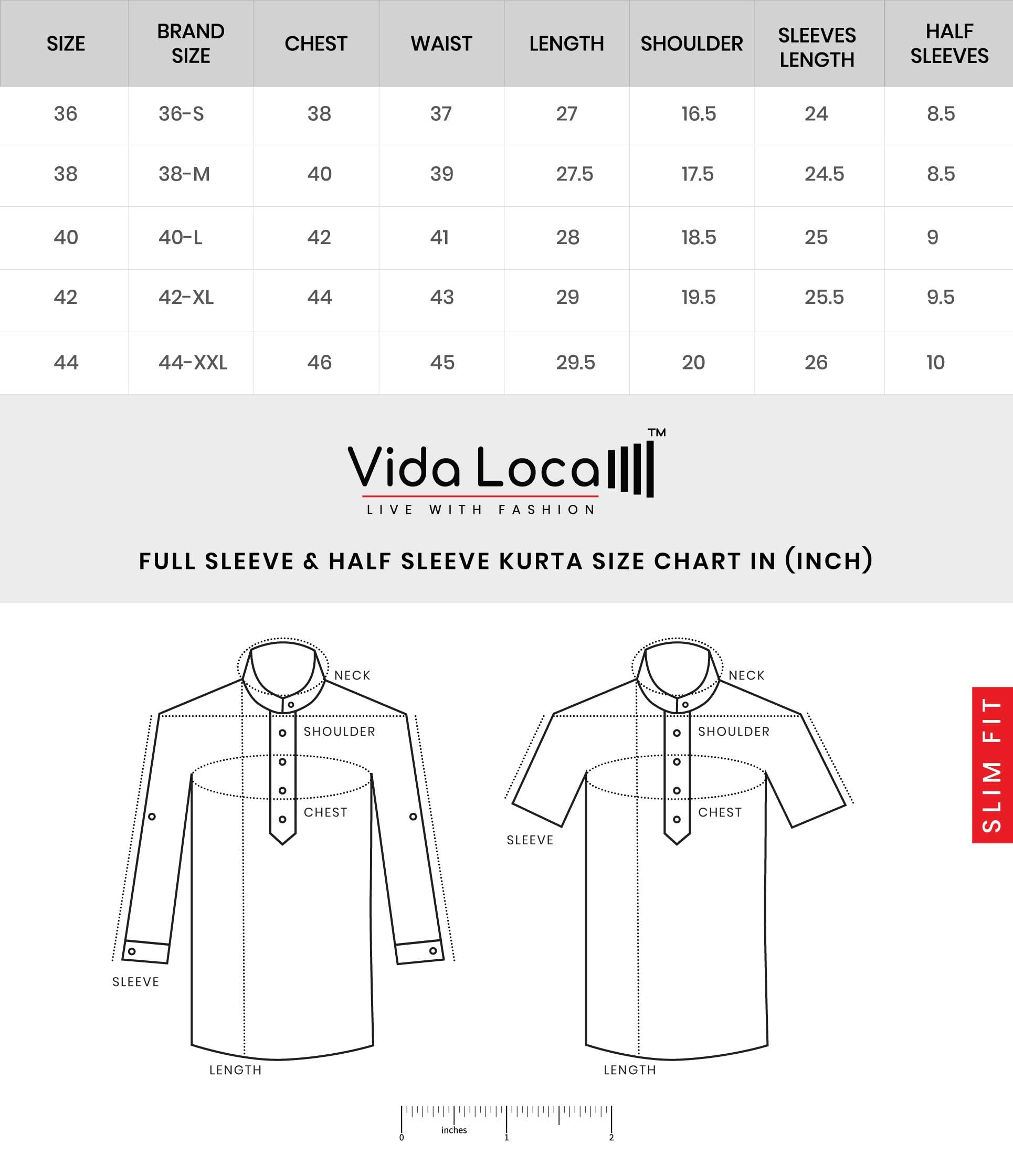Vida Loca Men Solid Cotton Kurta Shirt - Maroon - Image 5