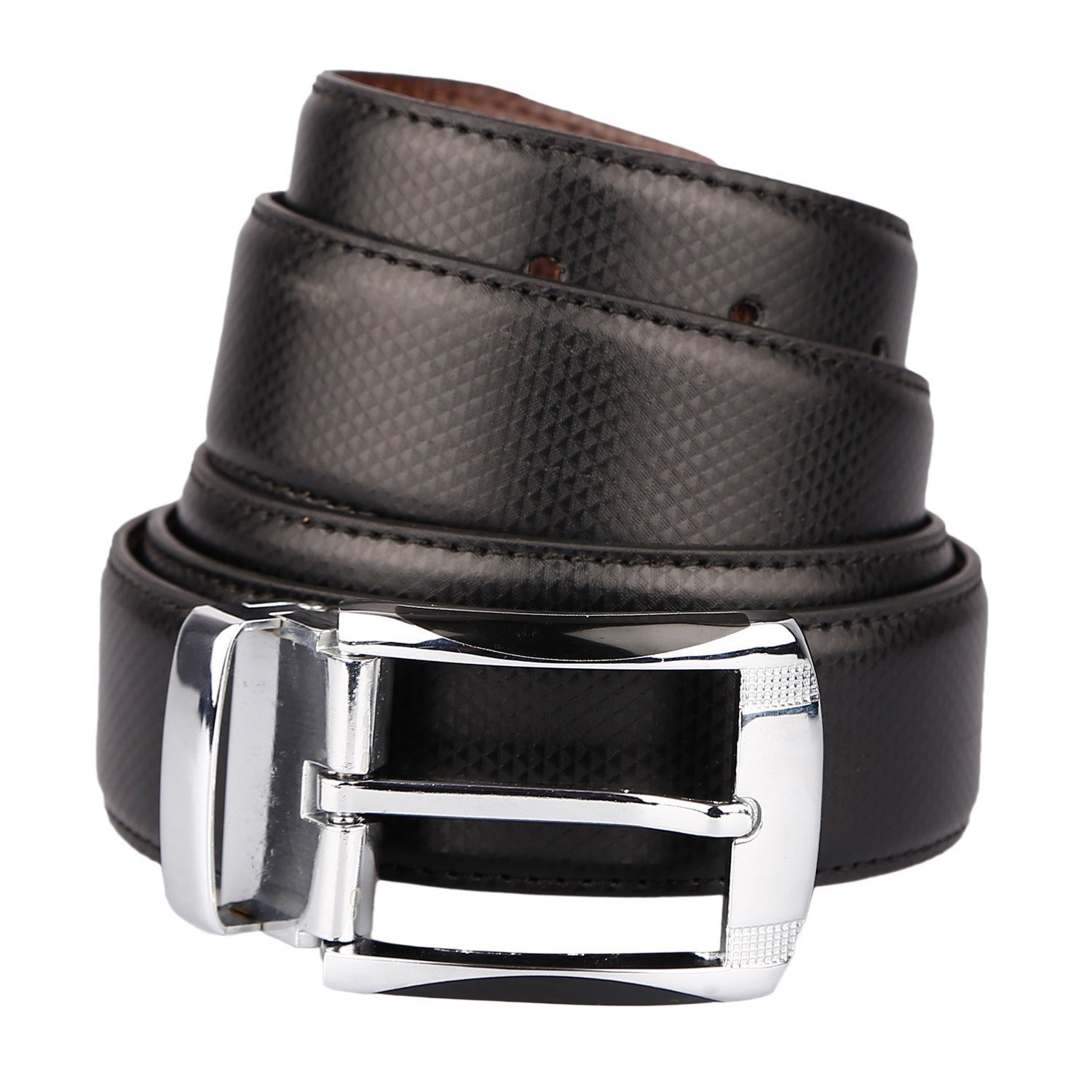 ZORO Men Vegan Leather Reversible Belt - Black/Brown - Image 3