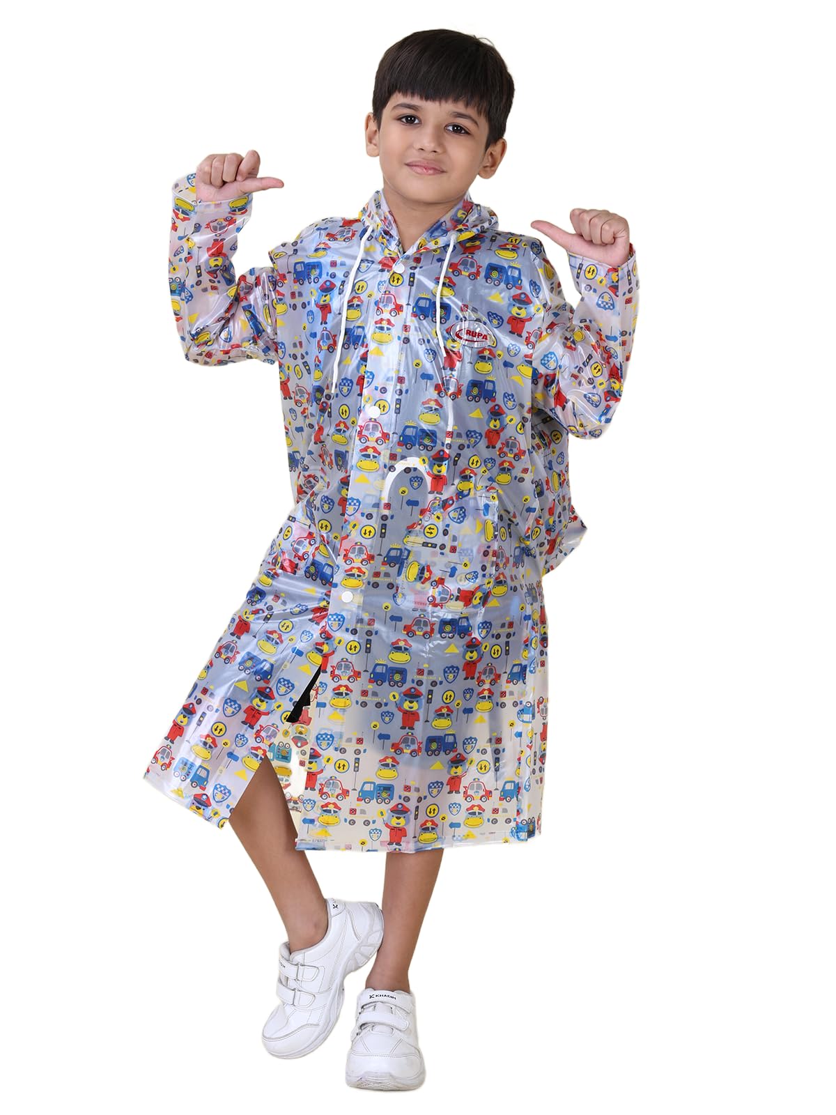 Rupa Kid's Rainwear Waterproof PVC Jacket