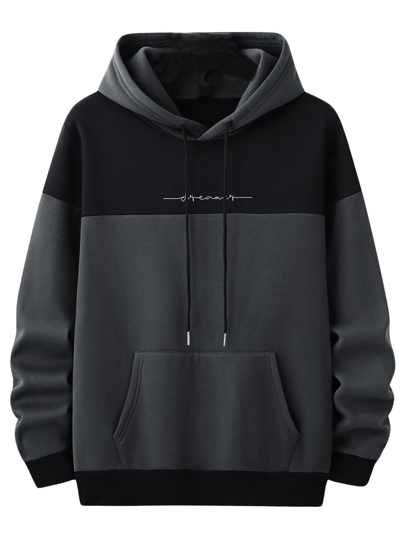 Lymio Unisex Black Hoodie Sweatshirt