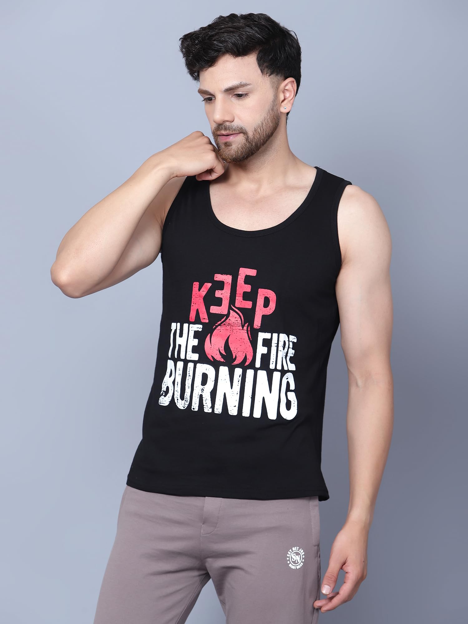 GarbGlide Men Cotton Vest - Image 5