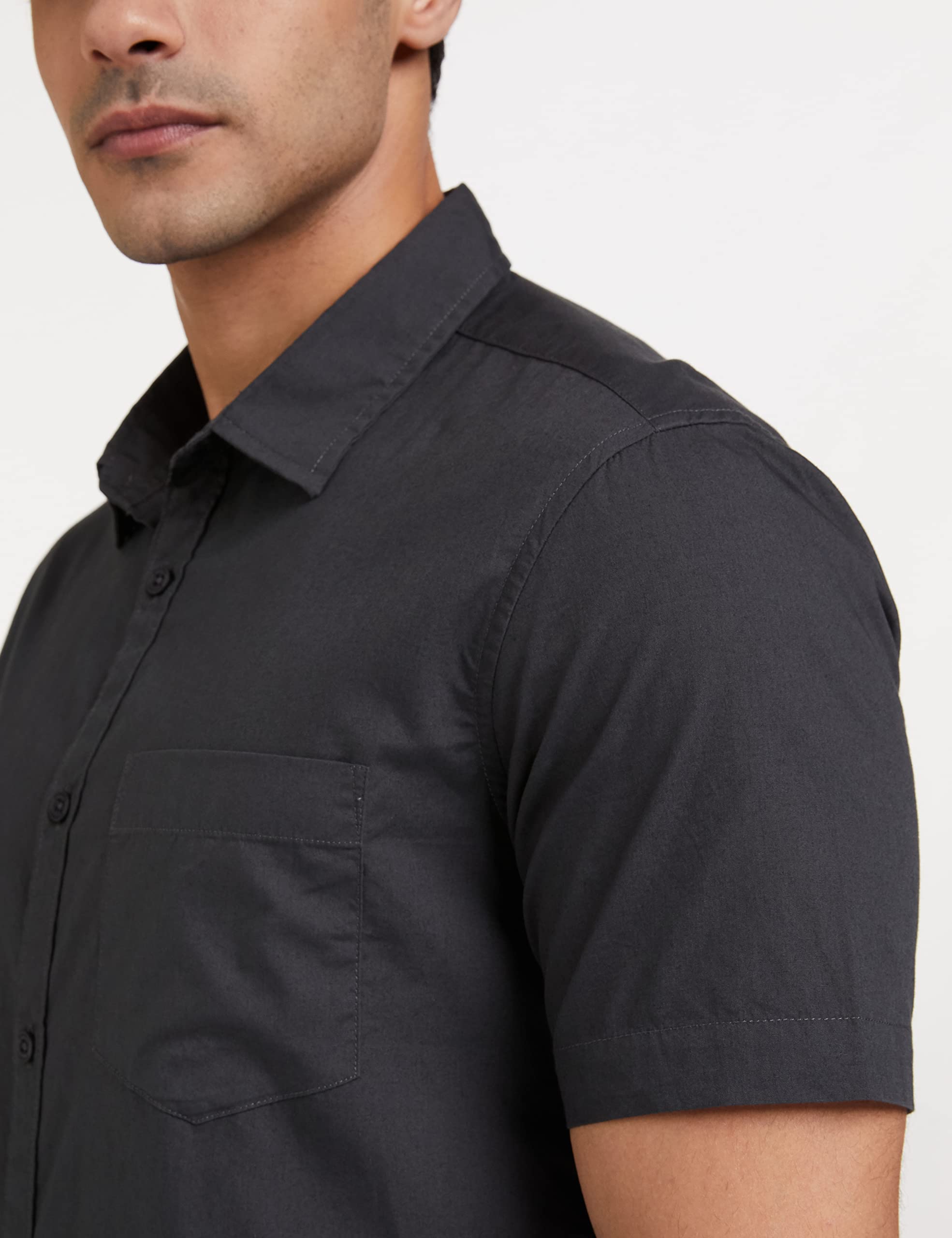 Symbol Men Cotton Shirt - Casual Half Sleeve - Image 5