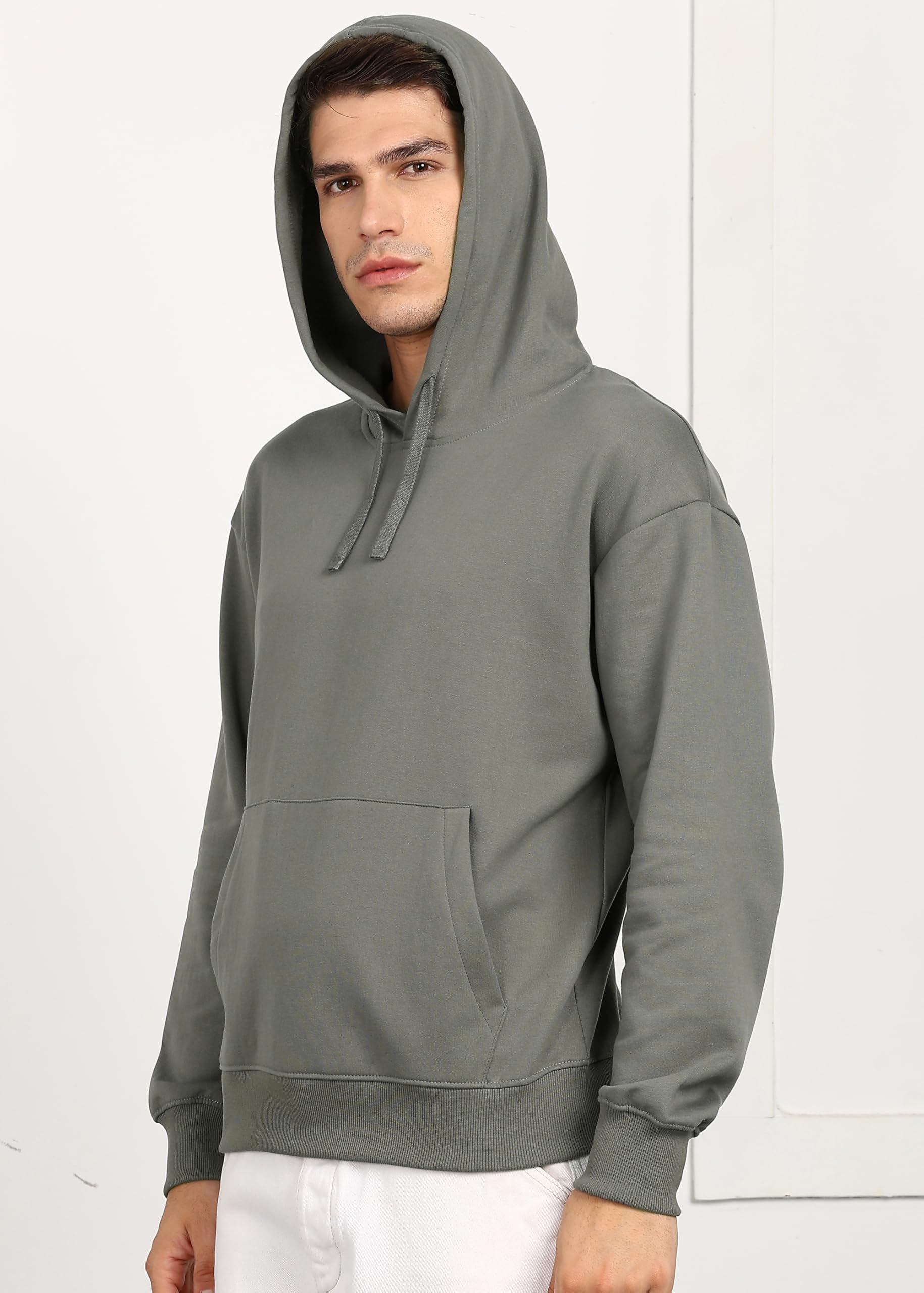 Alan Jones Men's Hoodie - Sage Grey - Image 5