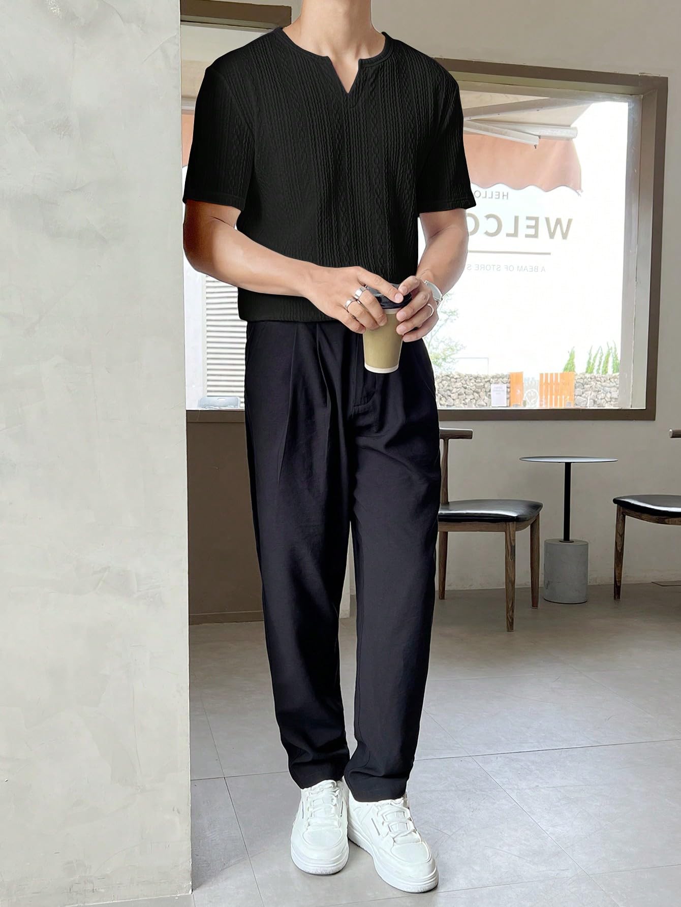 TAGDO Men's Crew Neck Tee - Image 5