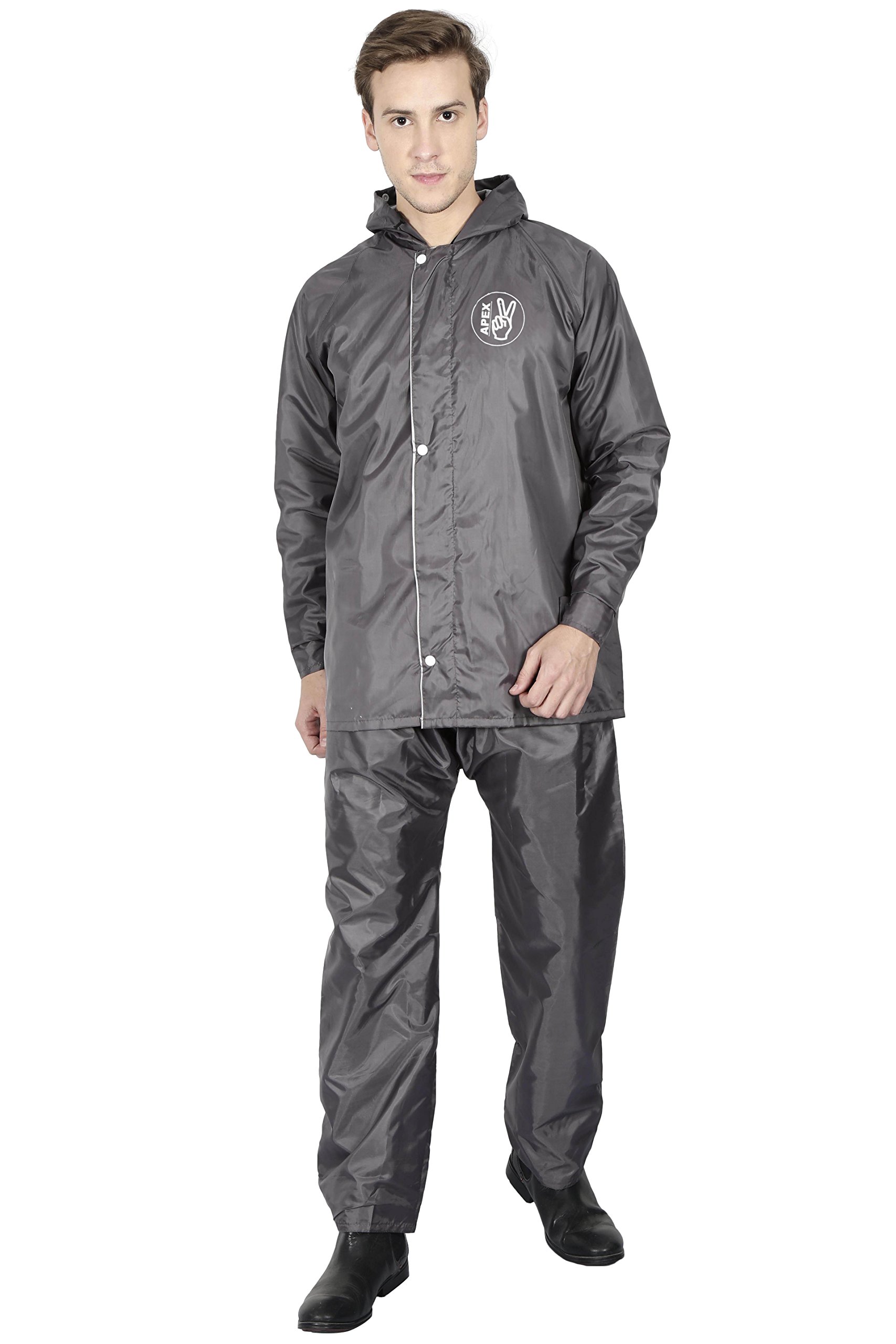 FabSeasons Reversible Waterproof Jacket - Grey