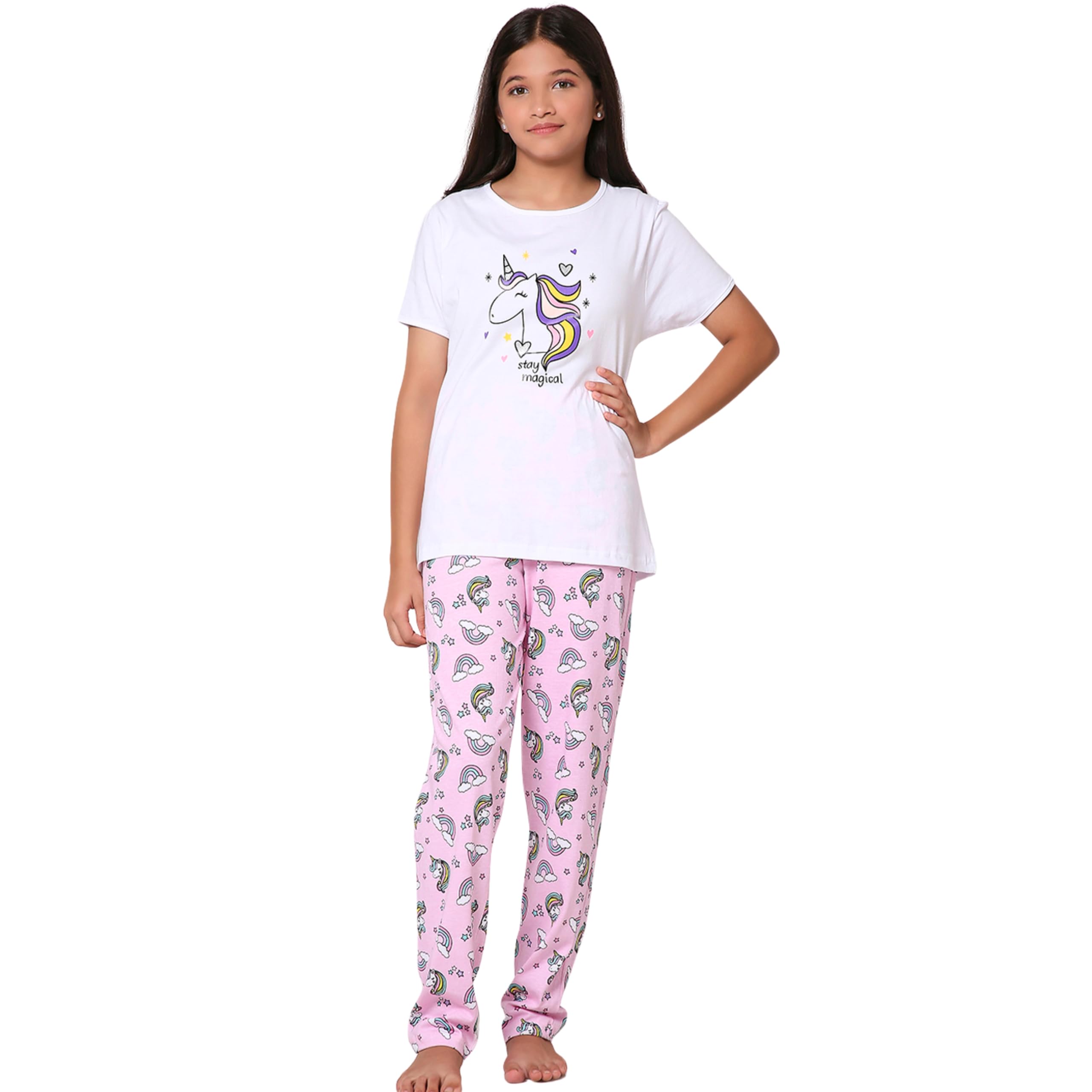 TotzTouch Girls Pajama Set - Purple