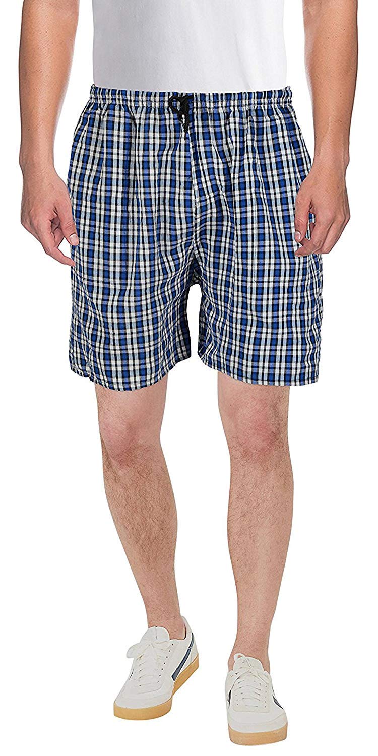 DIGITAL SHOPEE Men's Cotton Boxers - Multicolour Plaid - Image 3