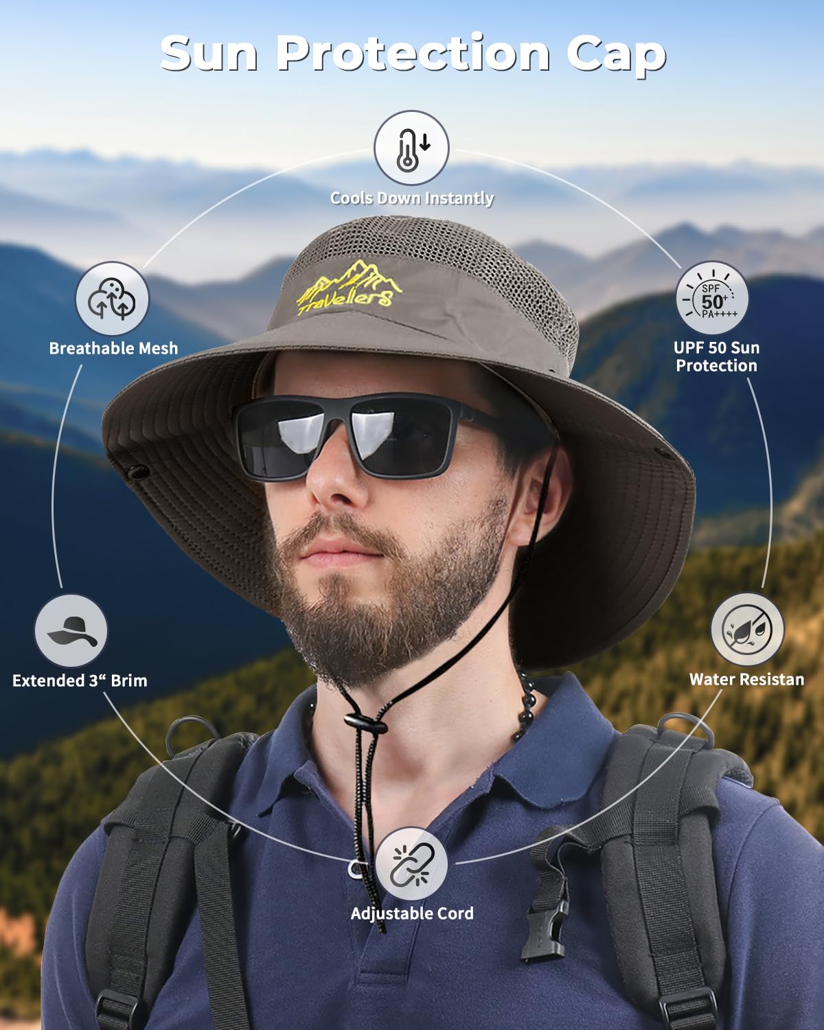 Electomania Head Caps for Men and Women - Breathable Mesh - Image 2