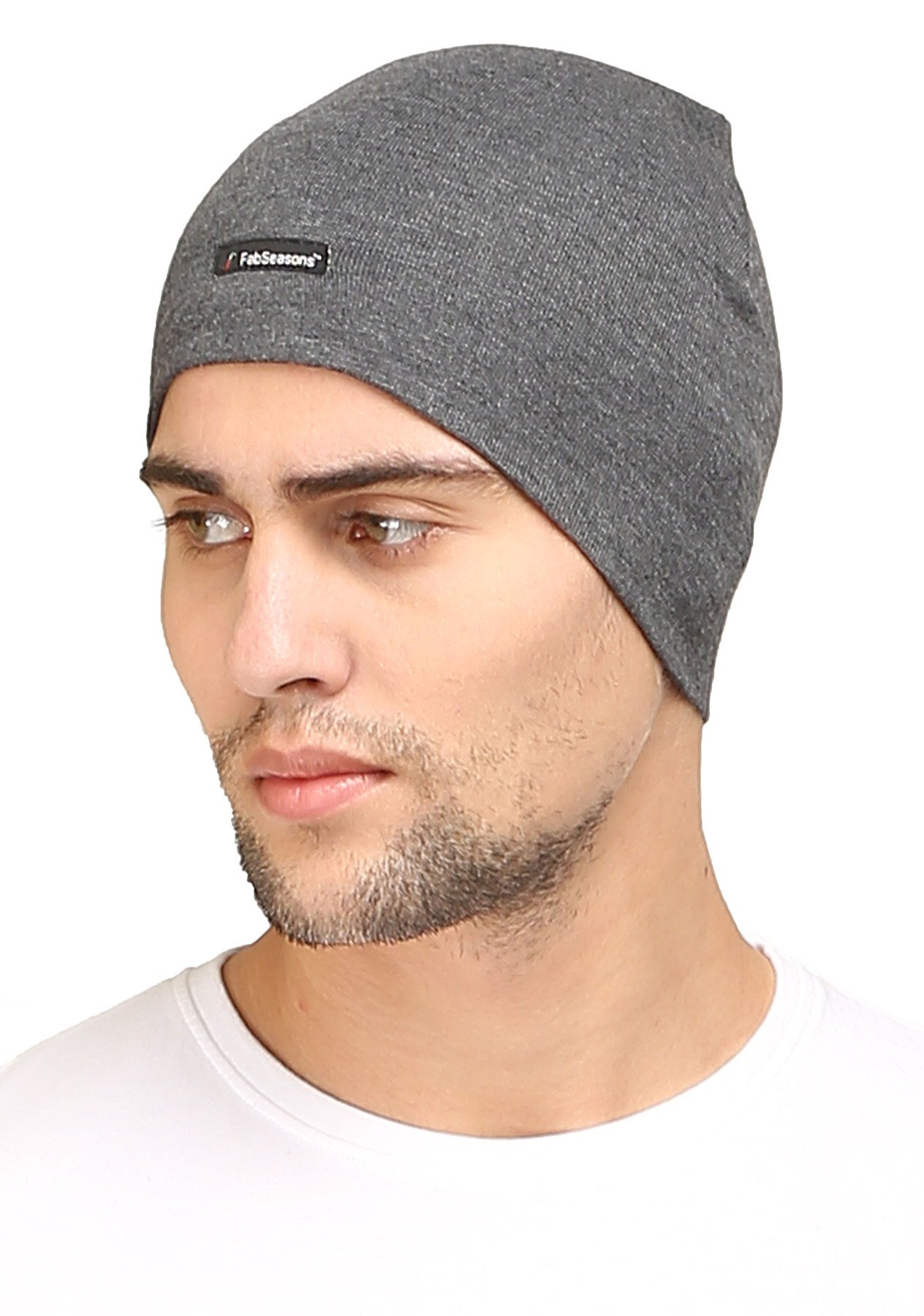 FabSeasons Cotton Cap Grey Unisex