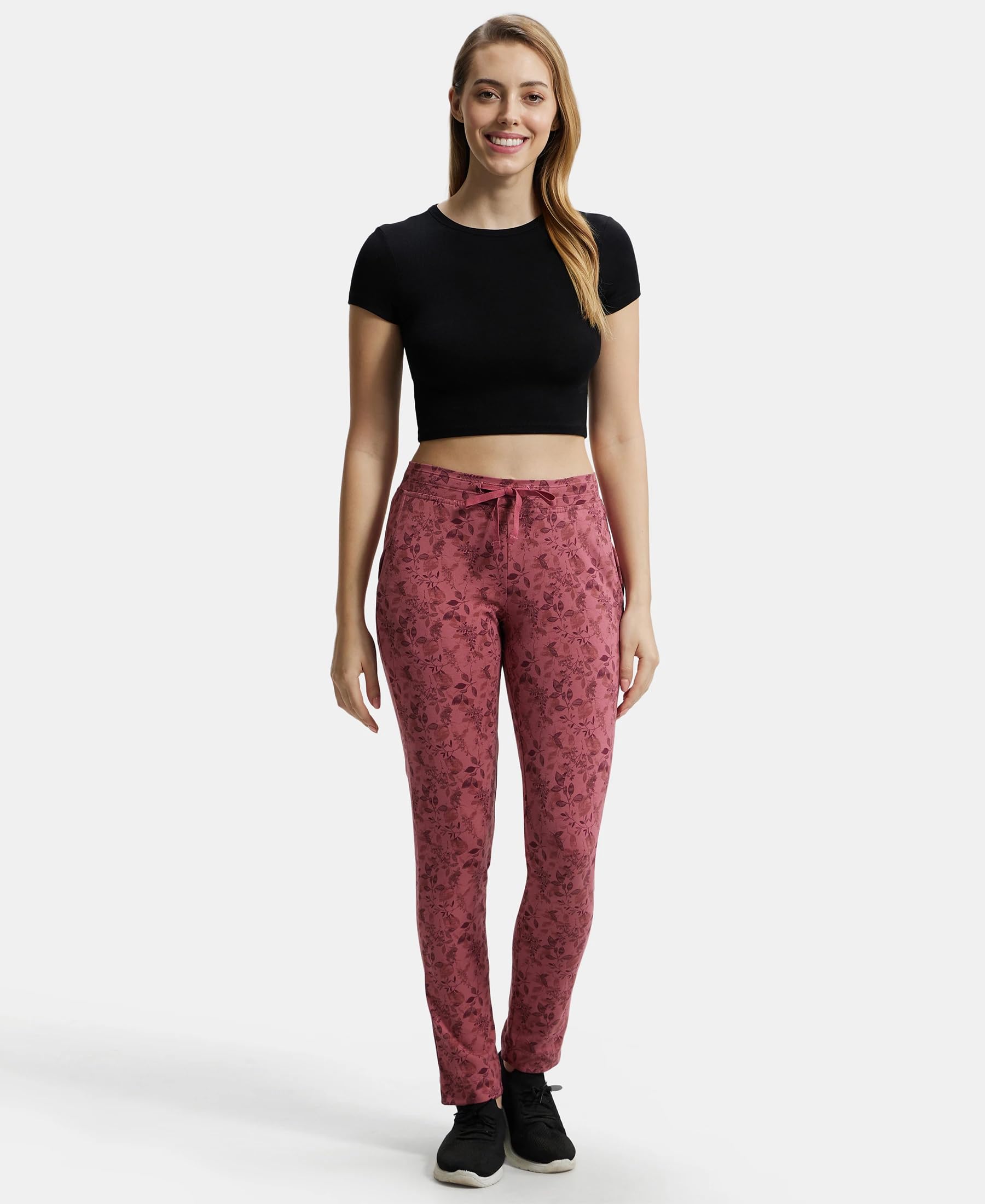 Jockey Women's Track Pants - Rosewine - Image 4
