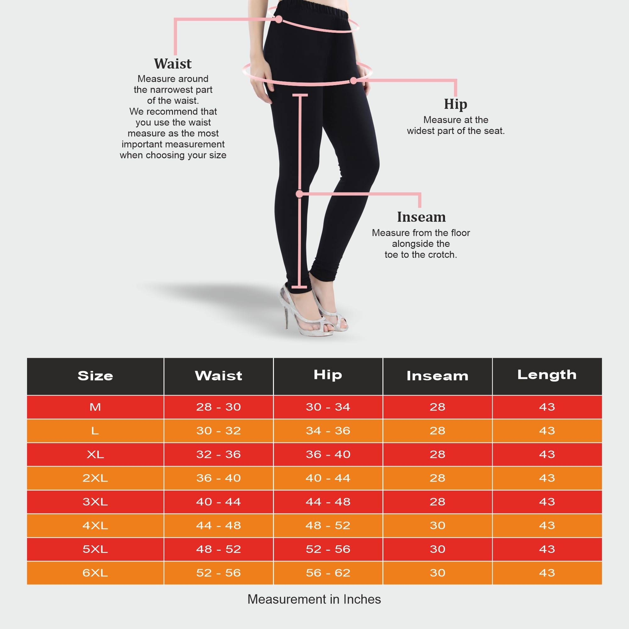 TRASA Women Churidar Leggings - Sky Blue - Image 2