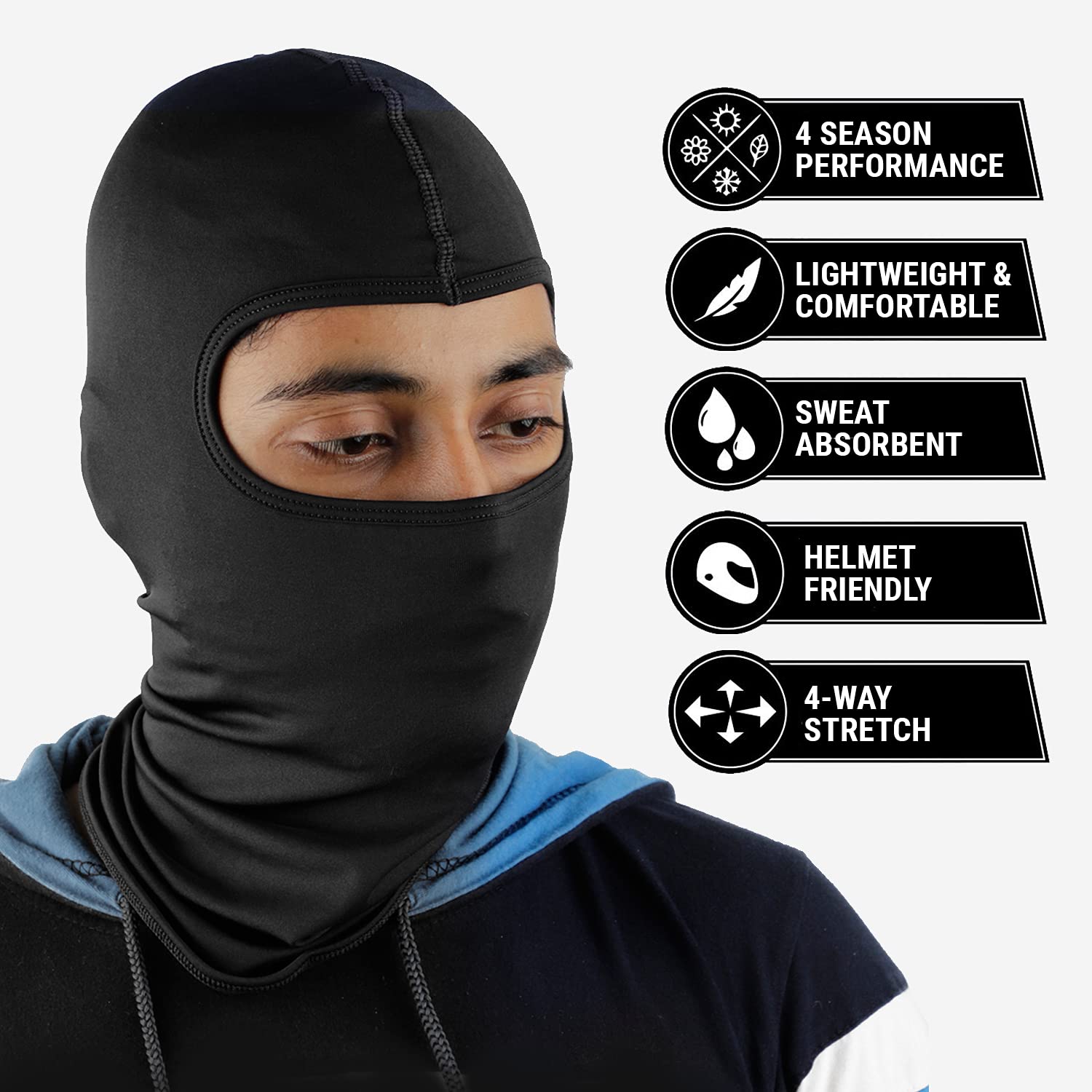 Steelbird Unisex Soft Lycra Balaclava - Image 3