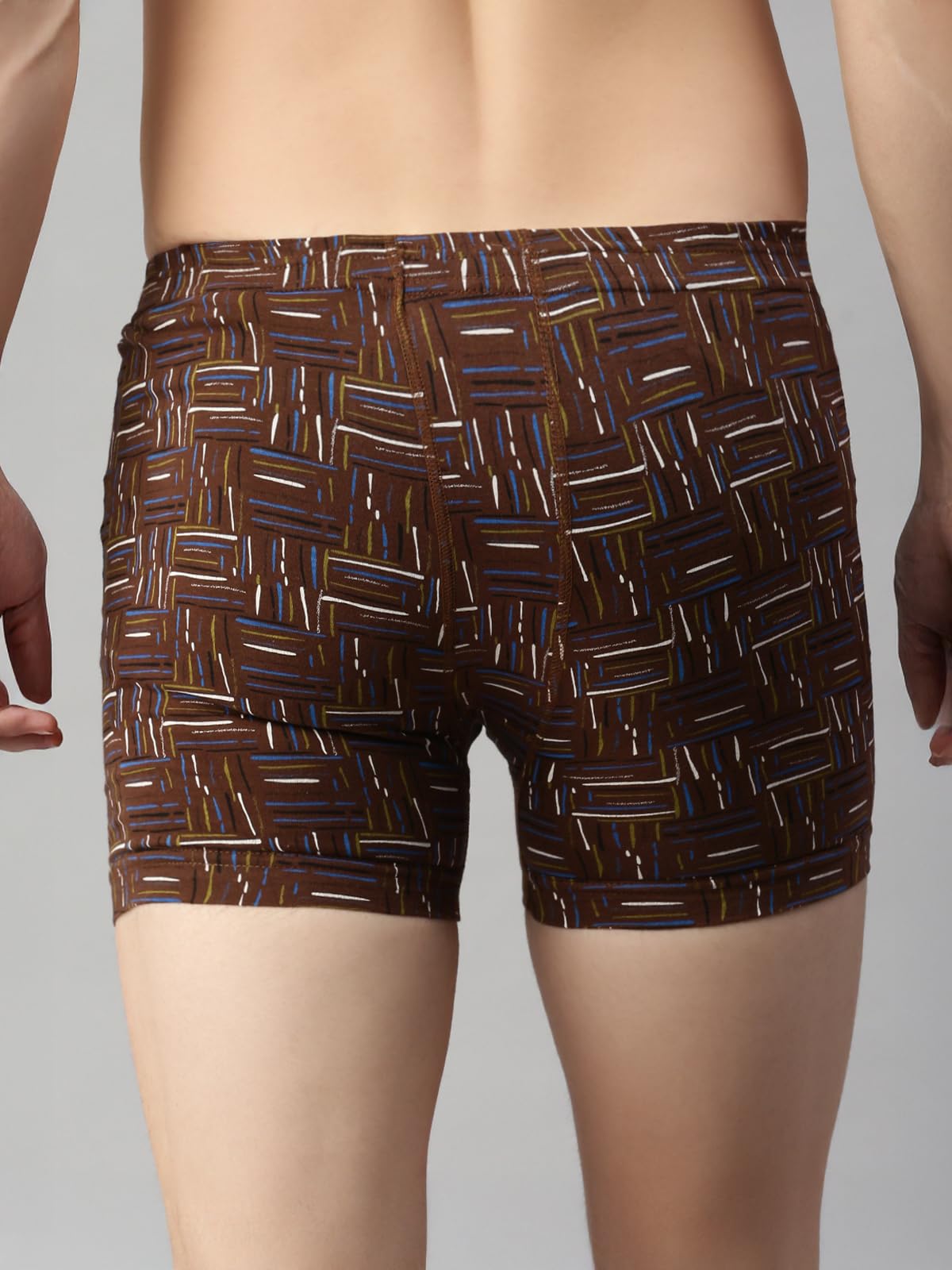 Lux Cozi Men Inner Elastic Long Printed Trunk - Image 5