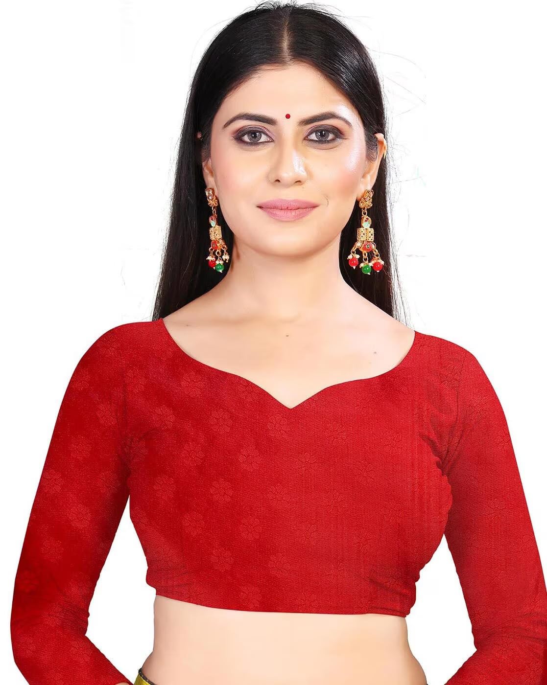 Yashika Banarasi Kanjivaram Red Art Silk Saree - Image 5