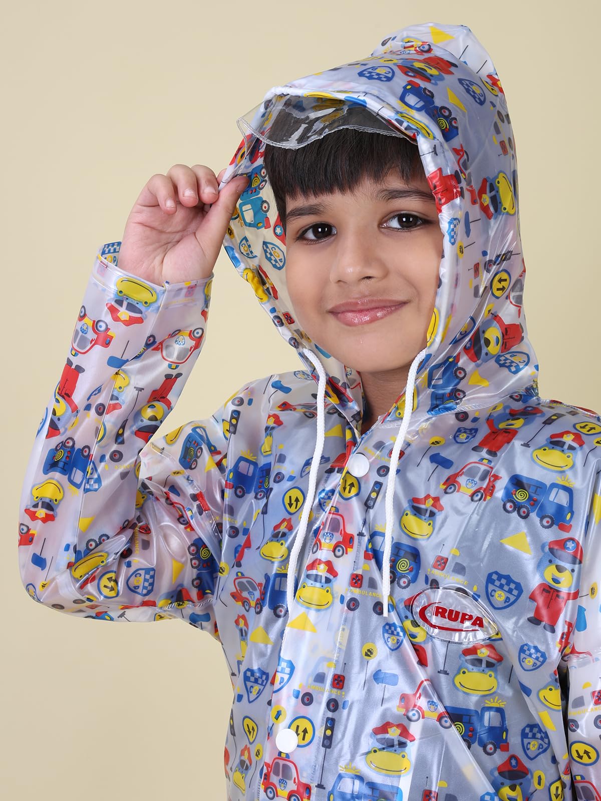 Rupa Kid's Rainwear Waterproof PVC Jacket - Image 4
