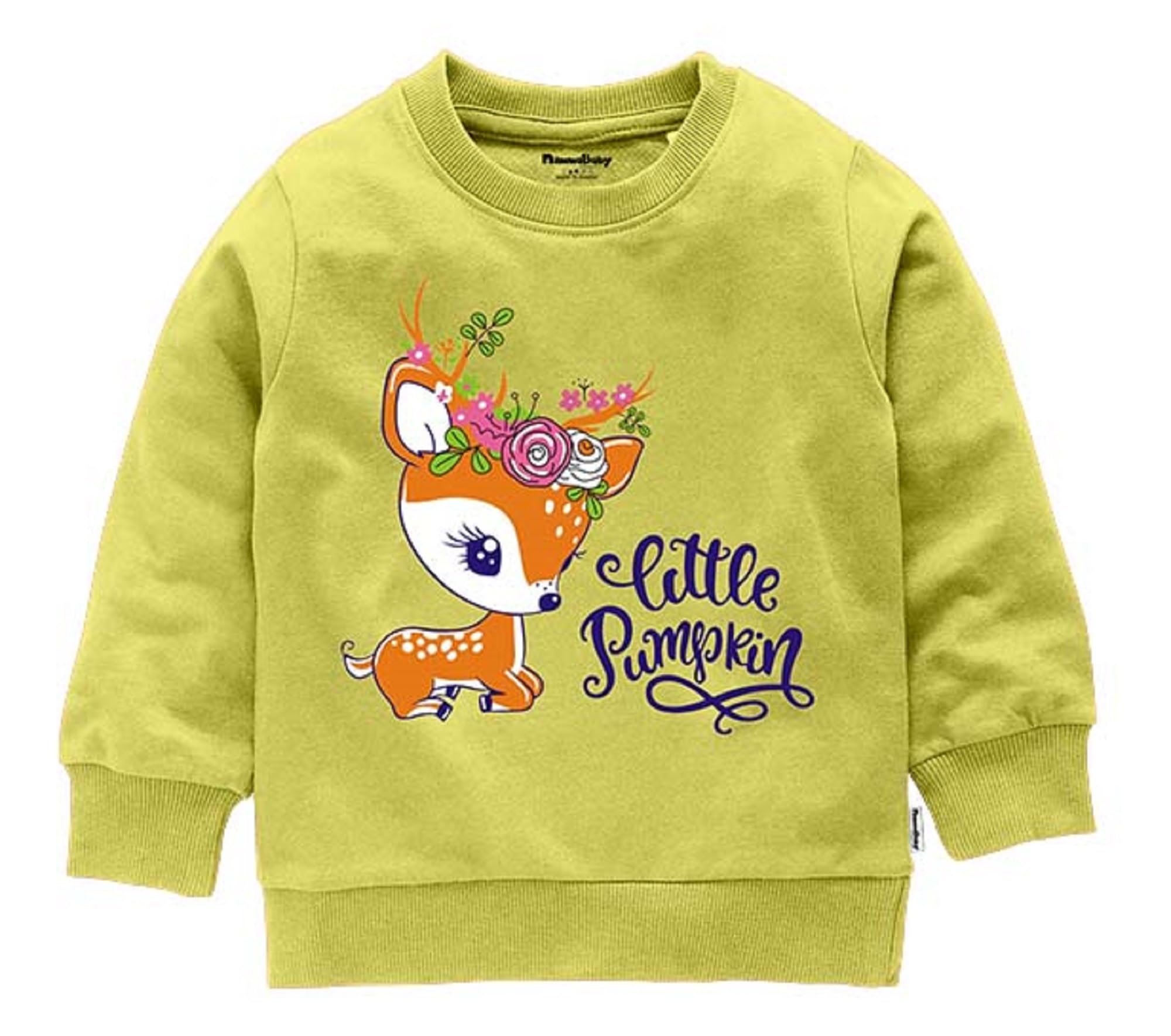 NammaBaby Girls Fleece Sweatshirts - Red & Yellow - Image 5