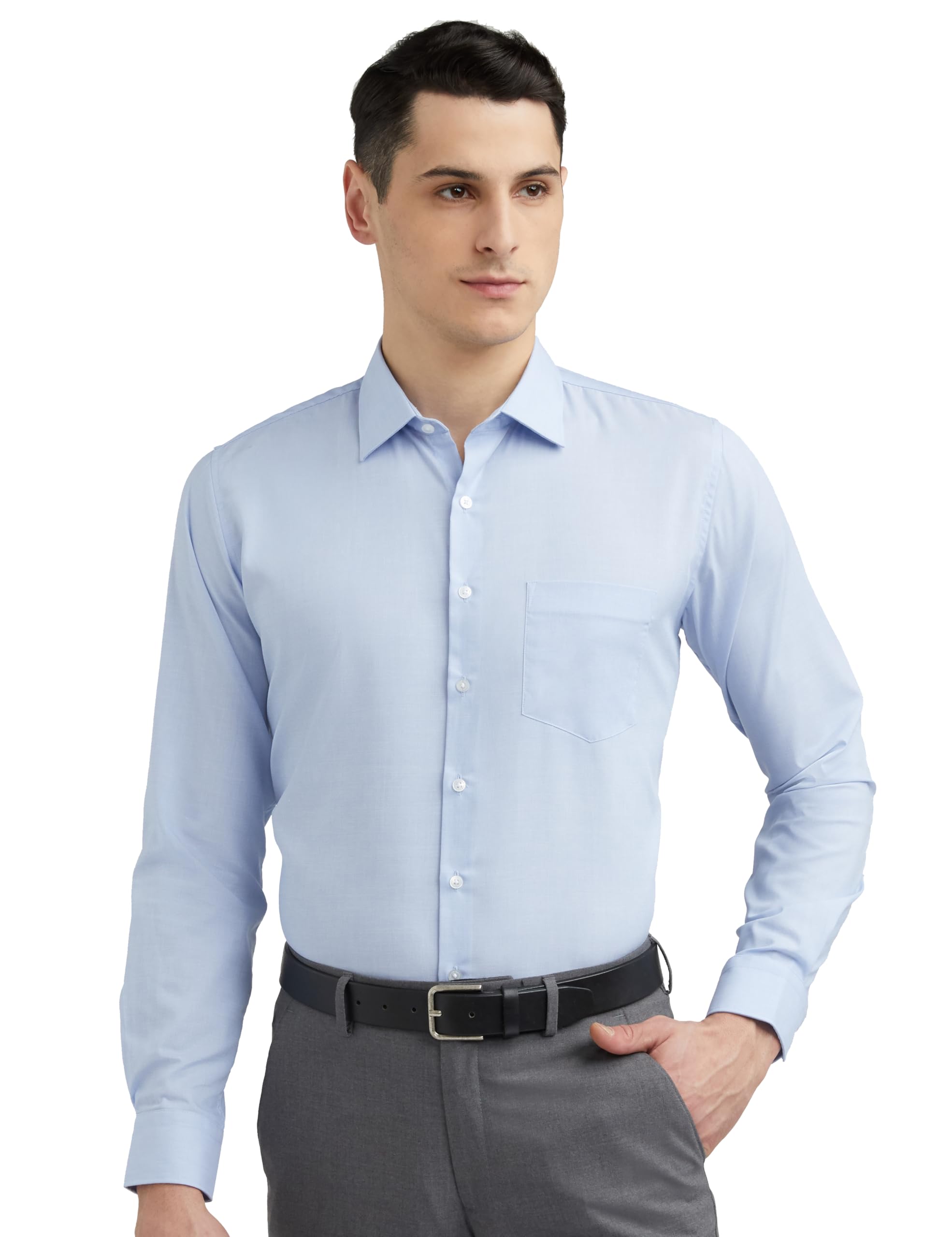 Van Heusen Men's Formal Shirt - Faded Blue