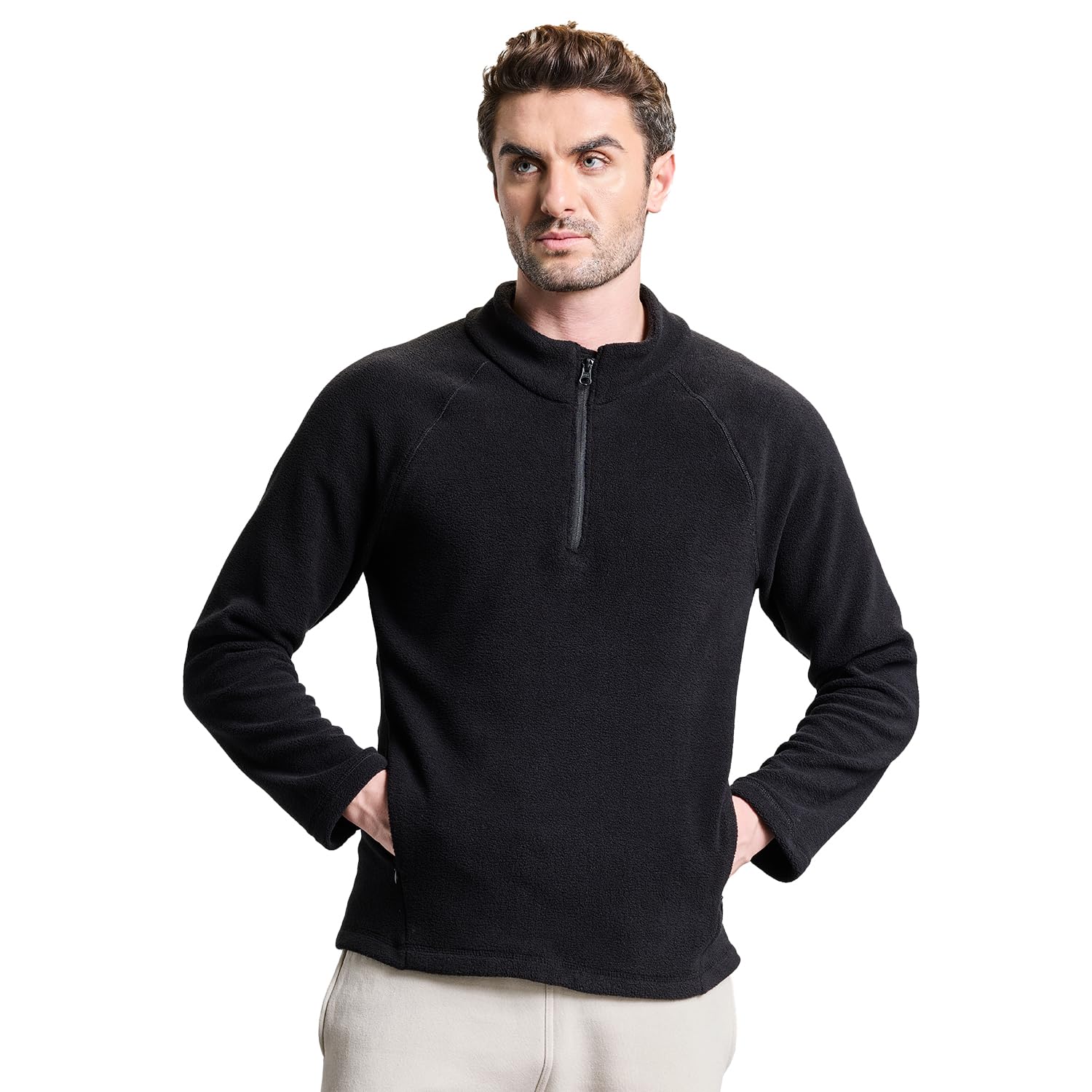 Boldfit Men's Aero Black Sweatshirt