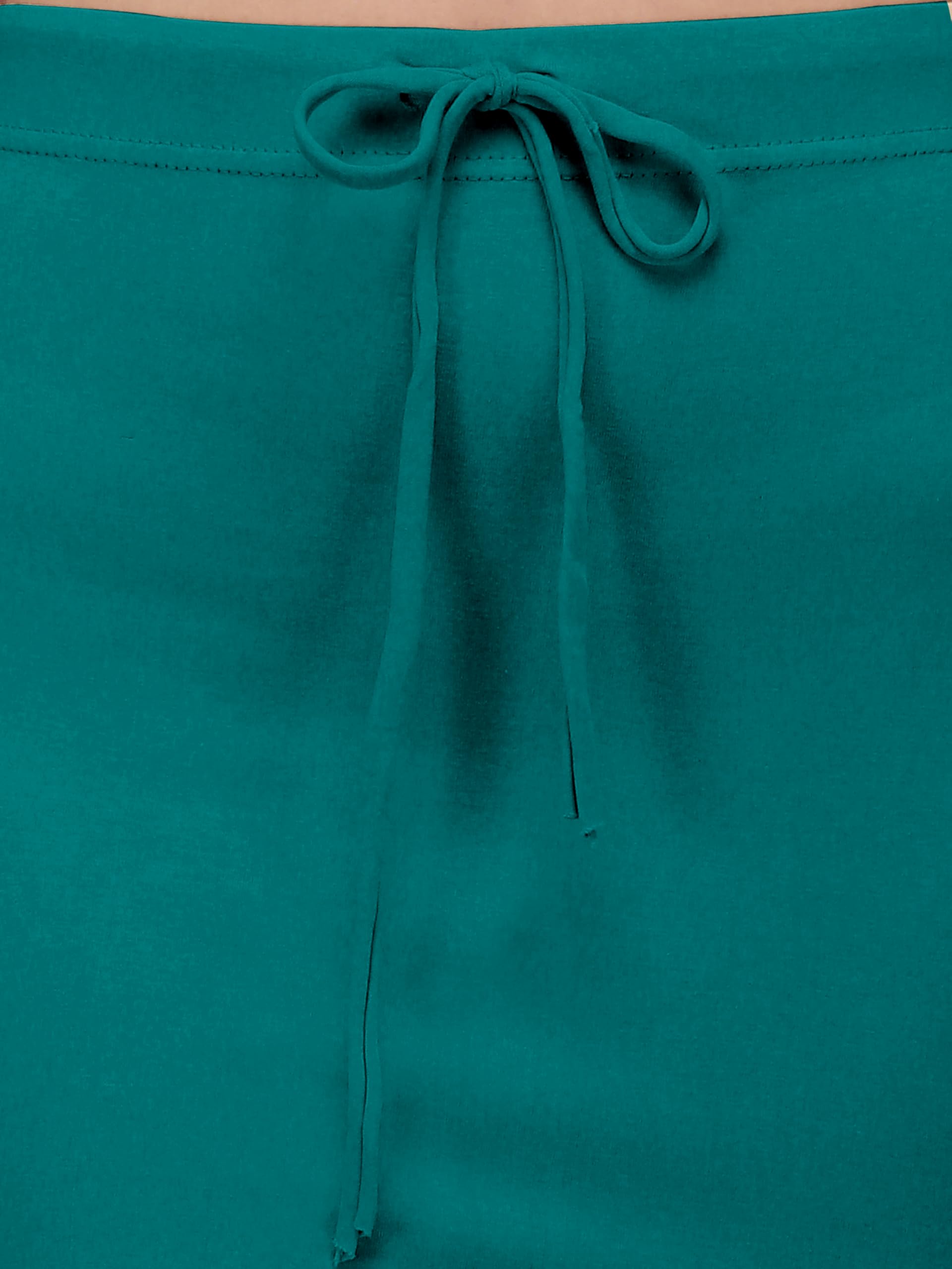 Mehrang Saree Shapewear Petticoat for Women - Green - Image 4