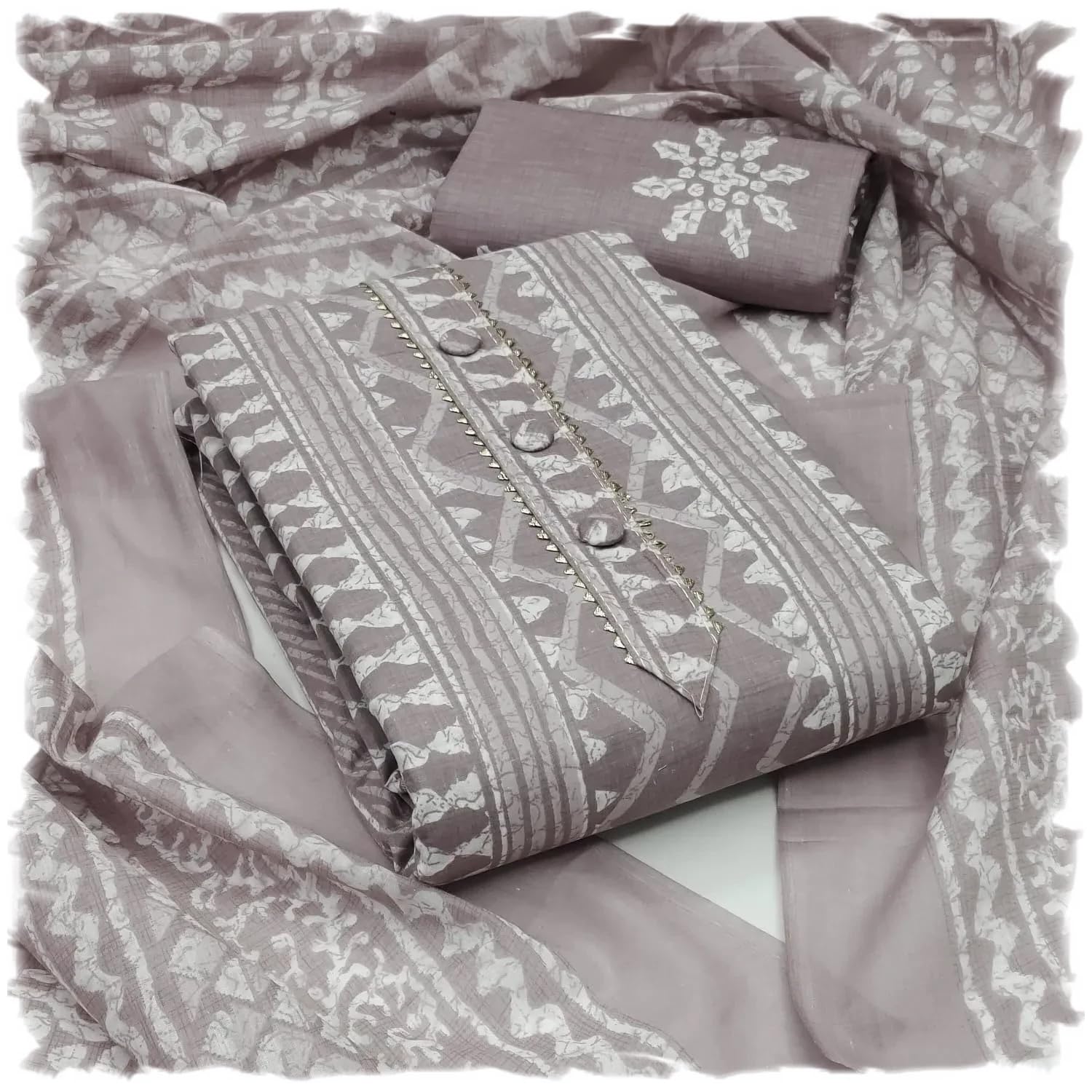 Sidhidata Women's Cotton Printed Salwar Suit