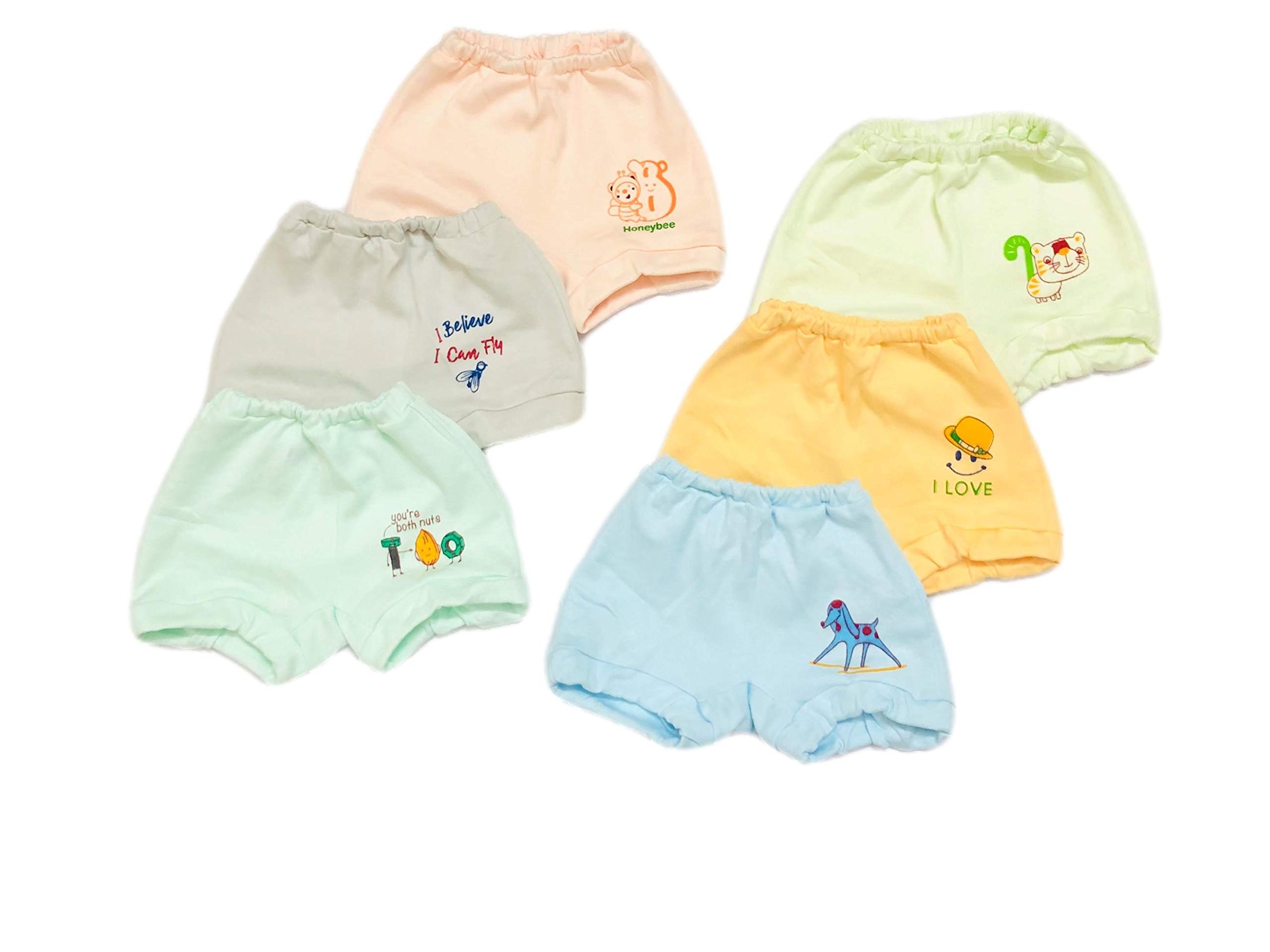 Heartbury Organic Cotton Baby Underwear for Boys & Girls - Multicolor - Image 3