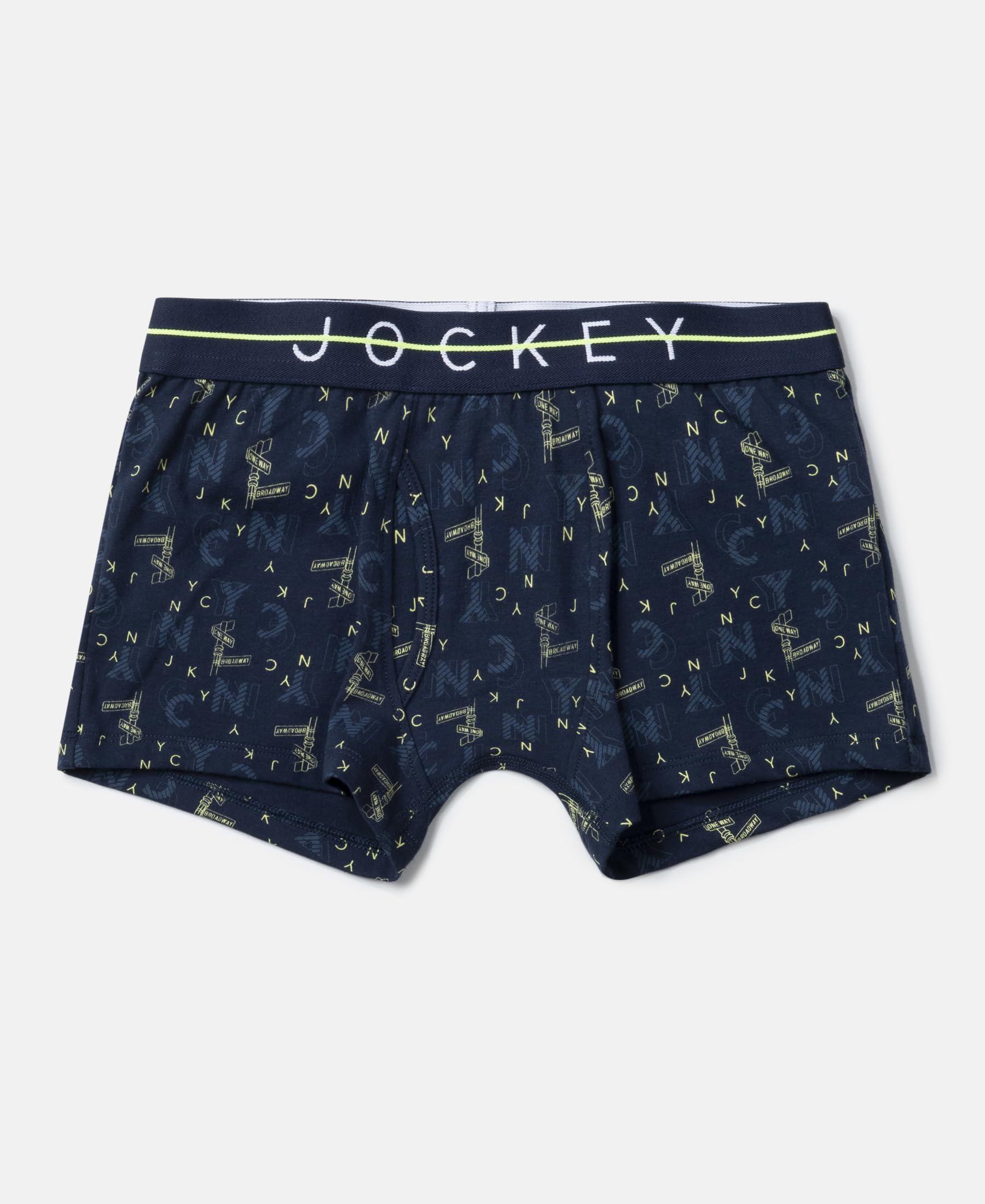 Jockey Boys Printed Trunks - Navy Cotton - Image 4