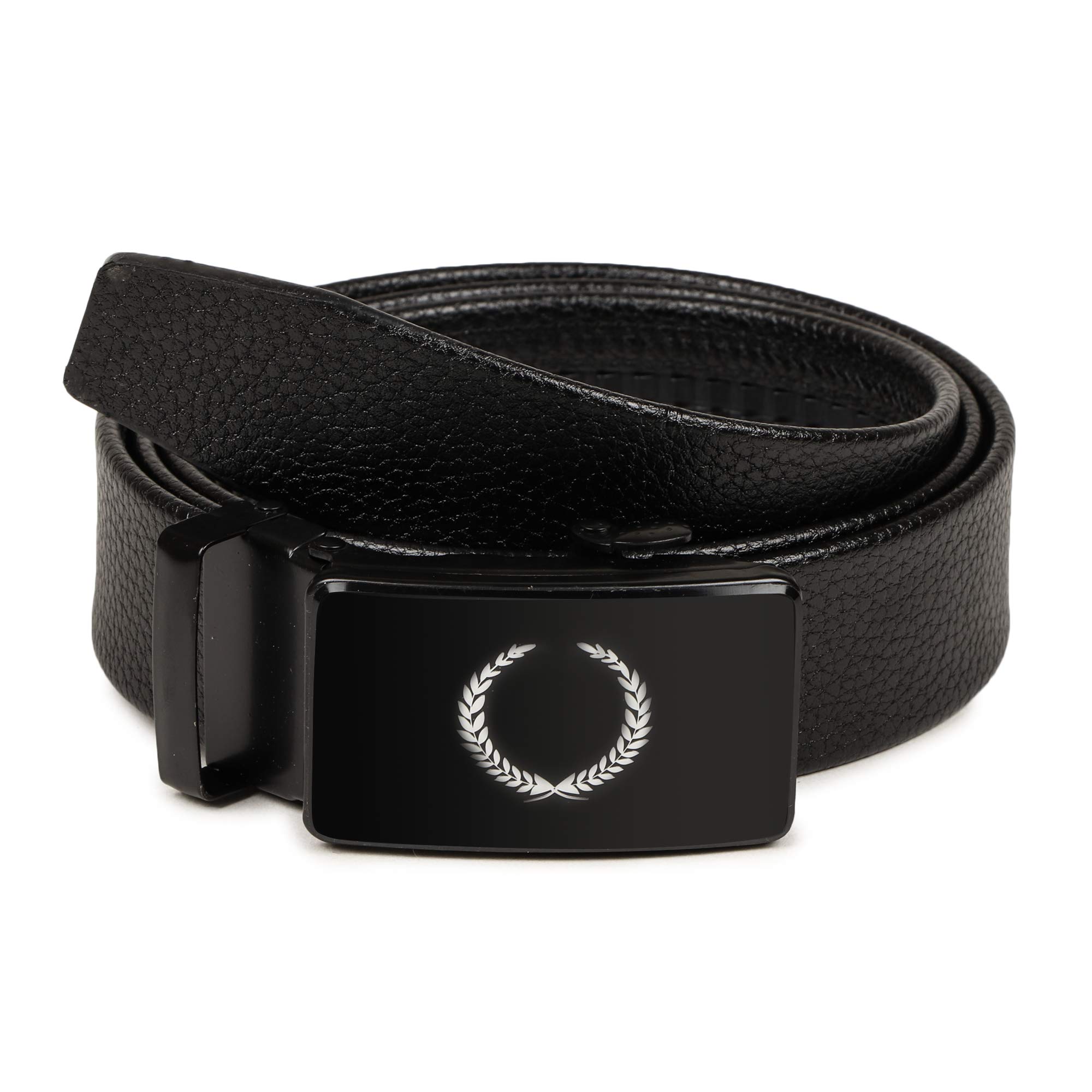 VOGARD Men Vegan Leather Belt - Black - Image 2