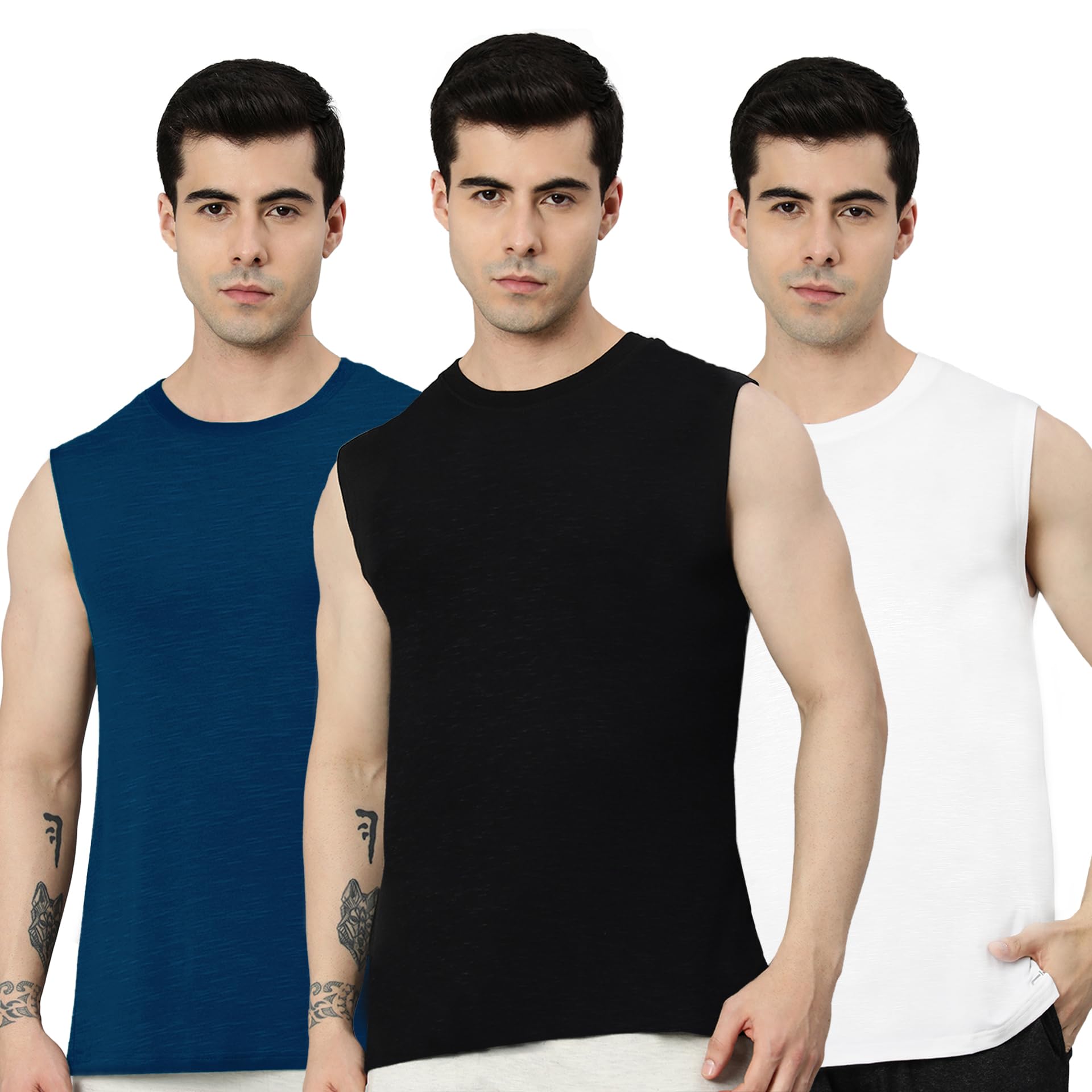 HEELIUM Bamboo Gym Vests for Men