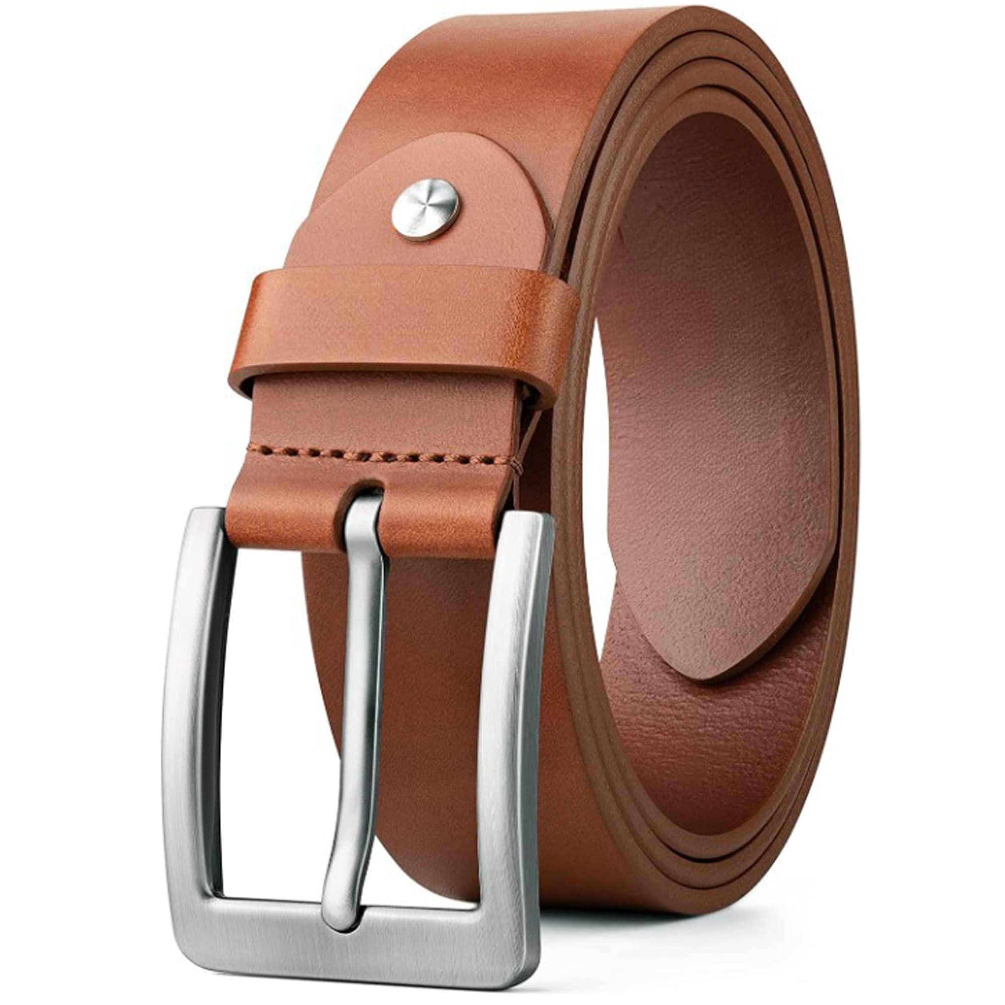 ZORO Genuine Leather Belt for Men - Tan