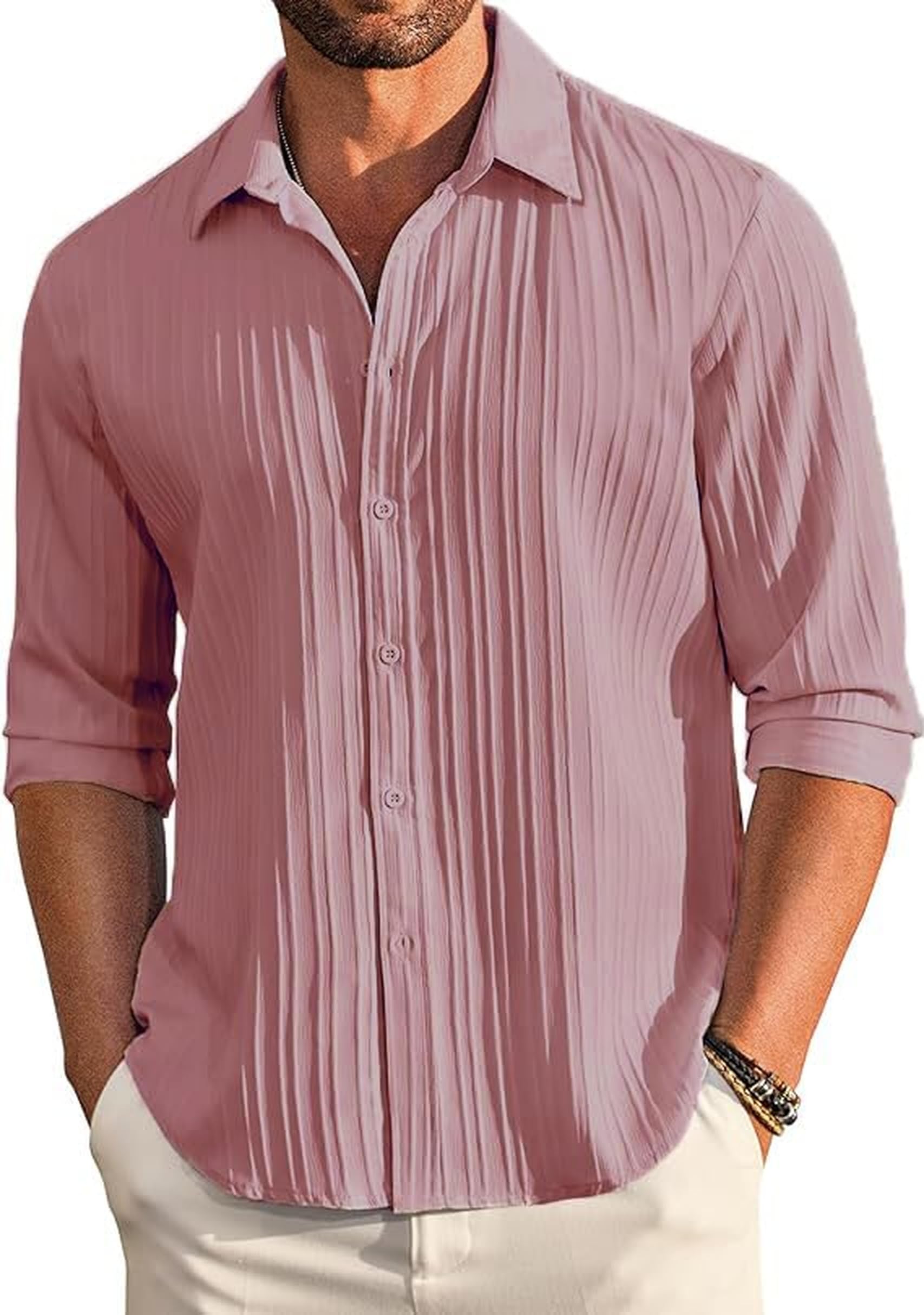 CB-COLEBROOK Men's Casual Button Down Shirt