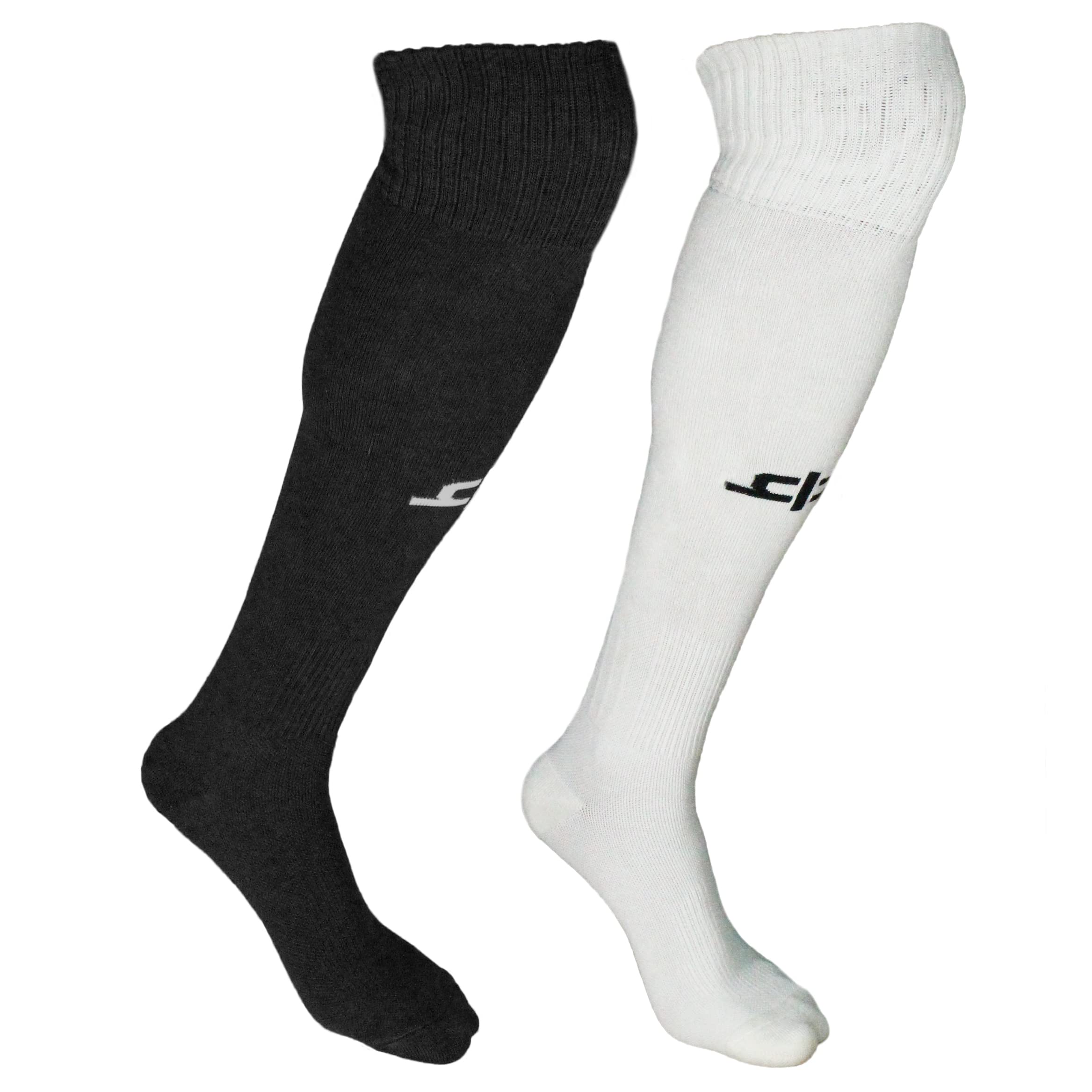 HEELIUM Bamboo Football Socks for Men & Women - Black
