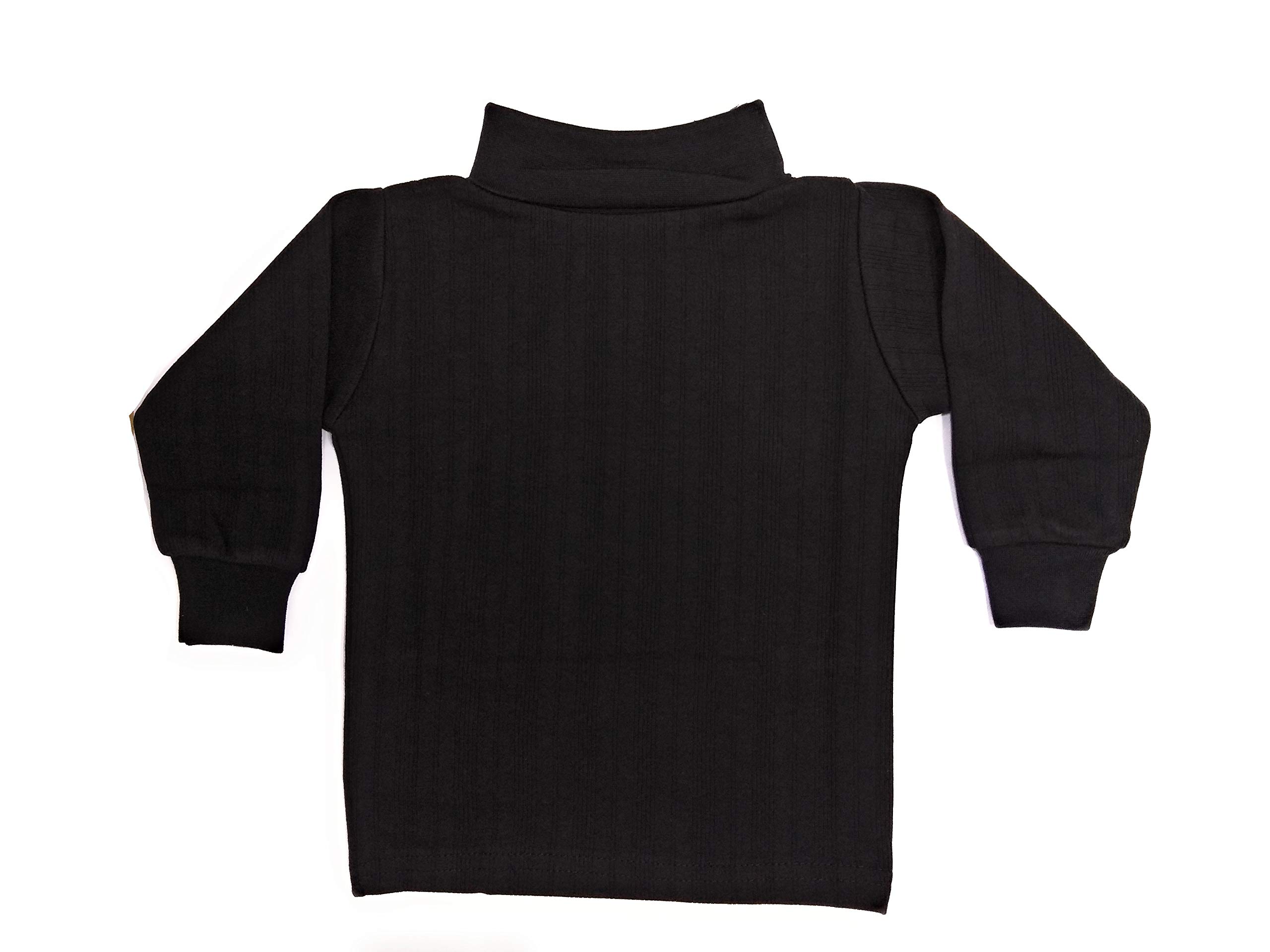 Tangy Kids Turtle High Neck Full Sleeves - Black - Image 2