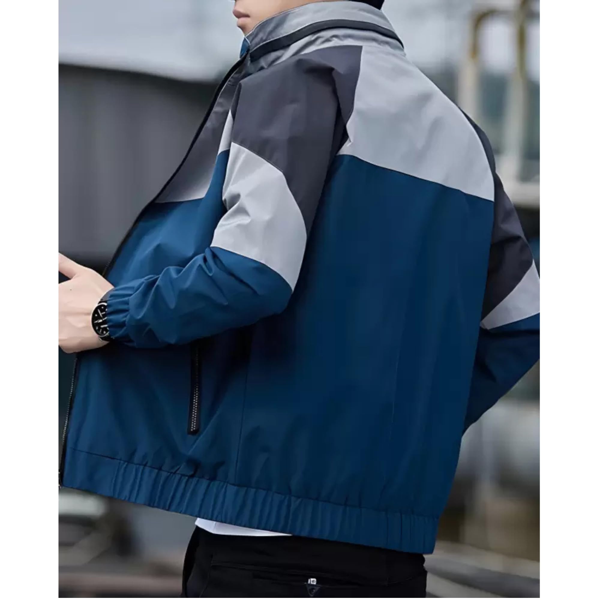 MIA FASHION Men's Water Resistant Jacket - Image 5