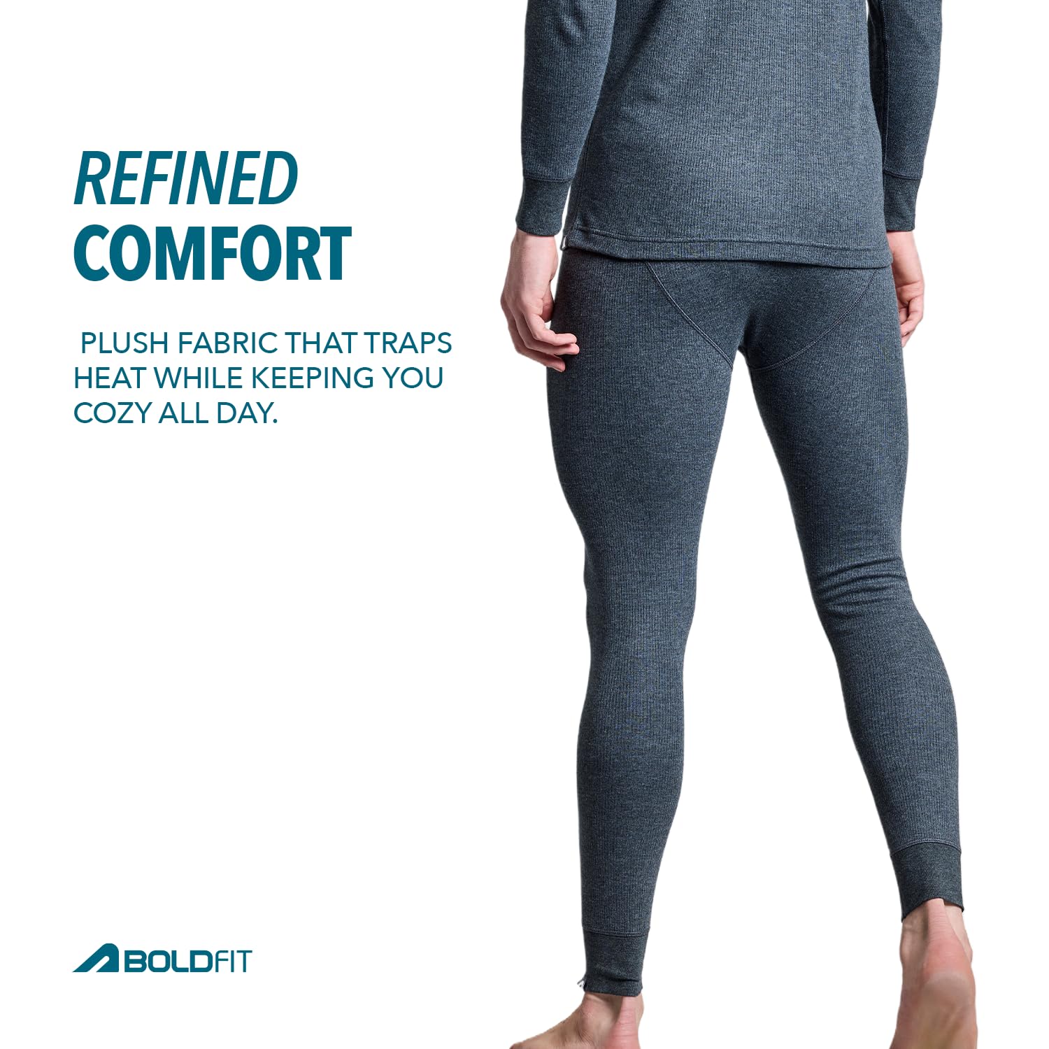 Boldfit Men's Thermal Winter Wear Set - Image 2