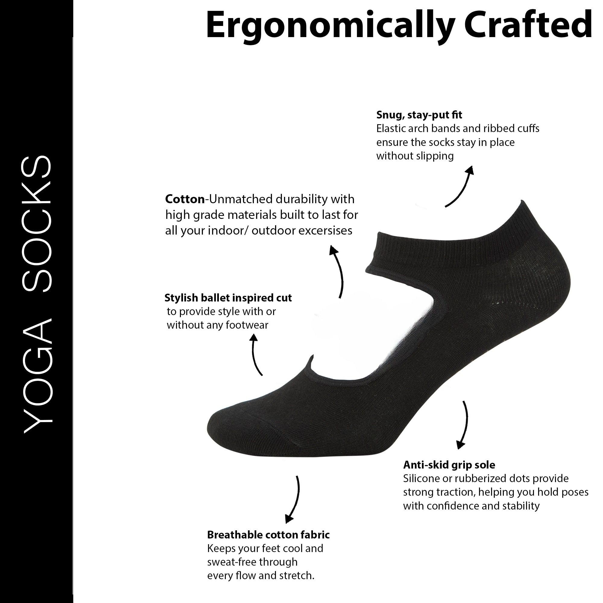 SocksXpress Women's Yoga Socks - Bamboo Cotton - Image 4
