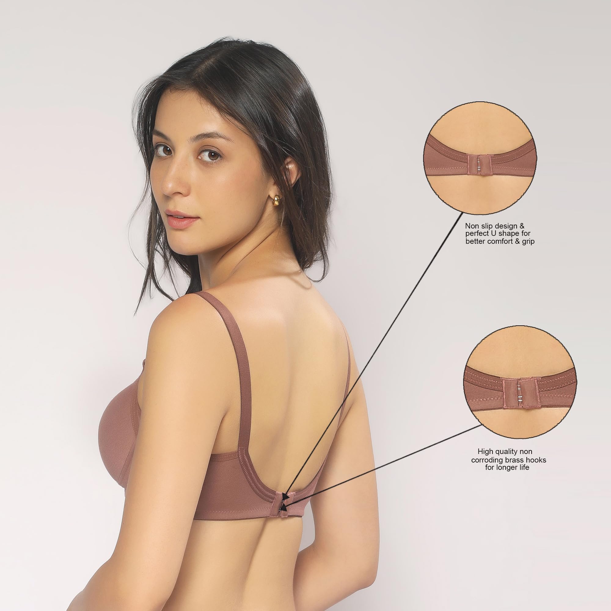 MomToBe Cotton Multicolor Feeding Bra for Women - Image 4