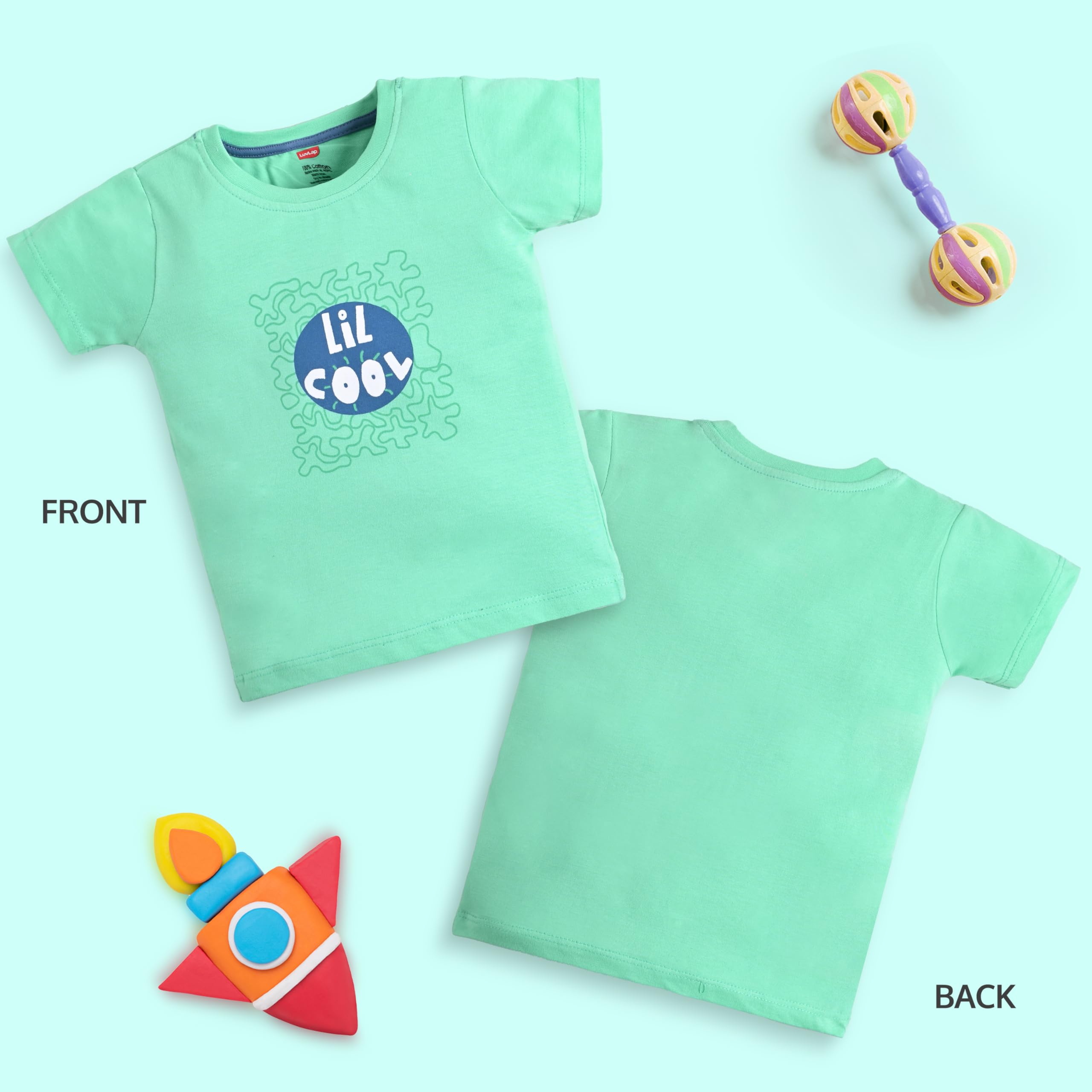 LuvLap Boys Cartoon T-Shirt - Image 3