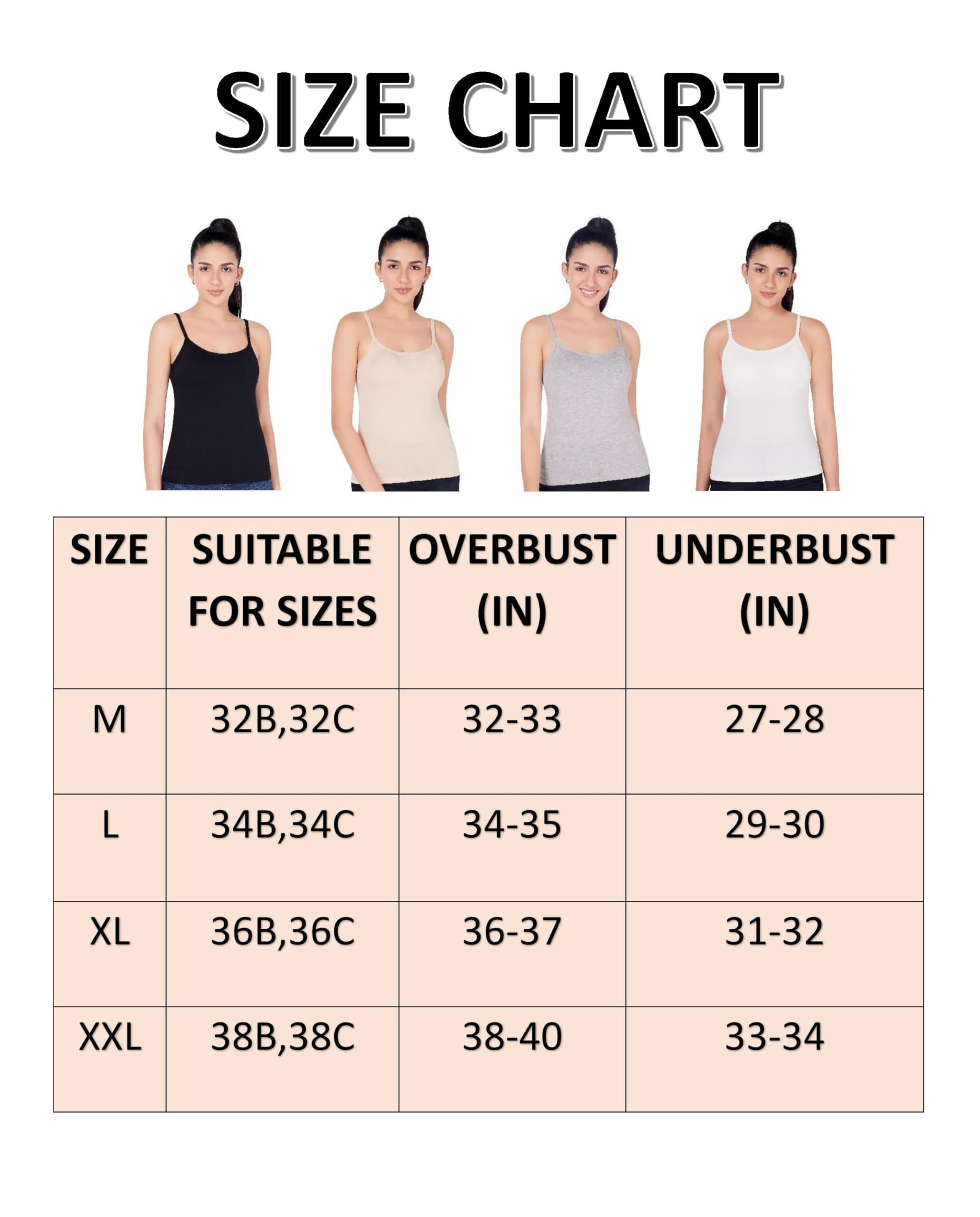 PLUMBURY Women's Cotton Padded Camisole Tank Top - Image 4