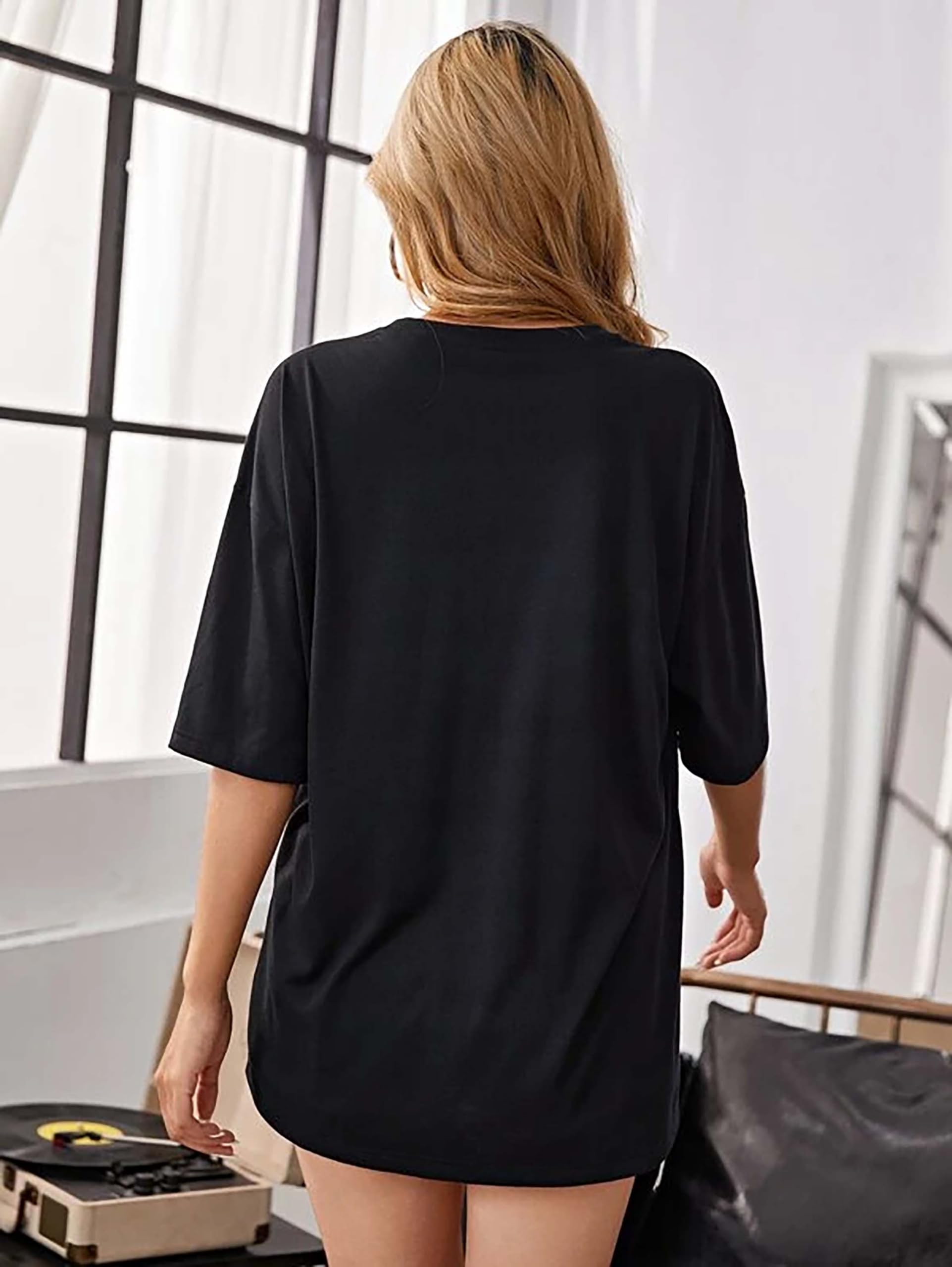 London Hills Black Tee for Women - Image 2