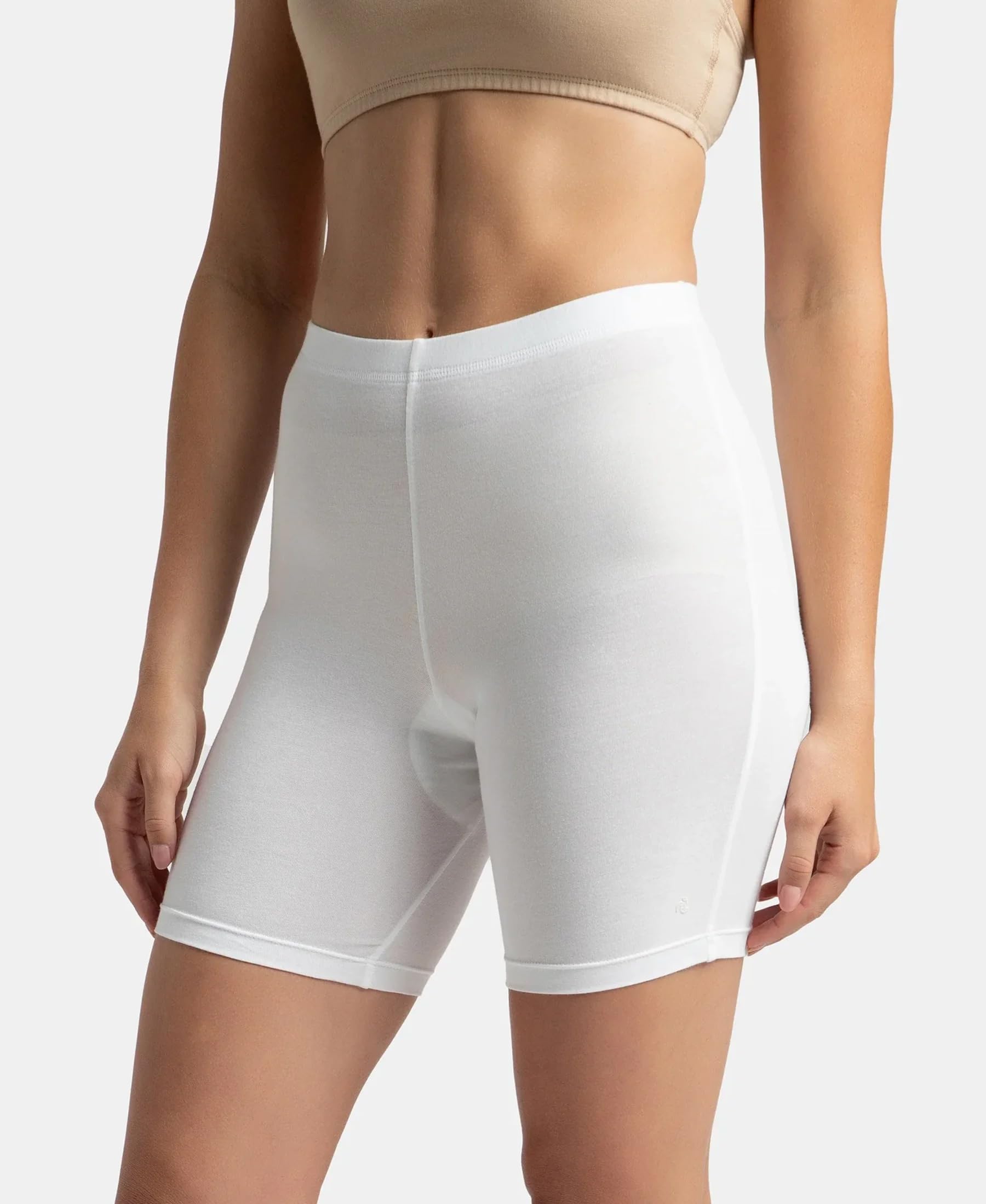 Jockey Women's White Shorties - Image 4