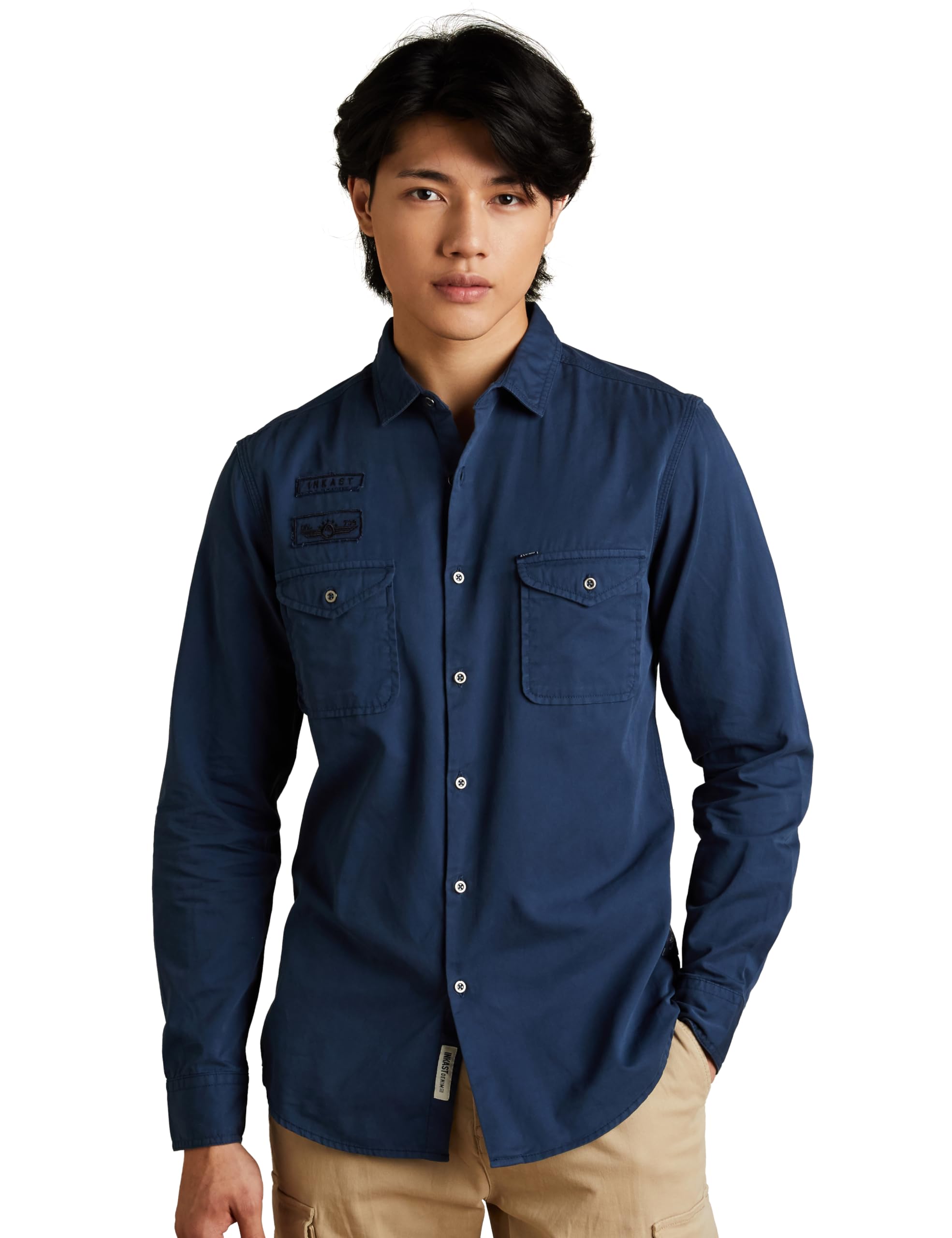 Inkast Denim Men's True Blue Slim Fit Shirt