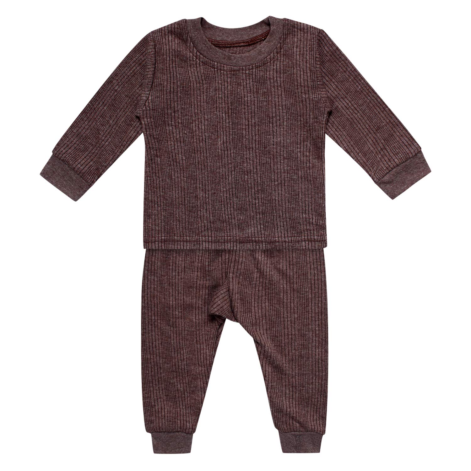 Cozy Thermal Top & Pyjama Set for Babies - Soft Cotton - Image 2