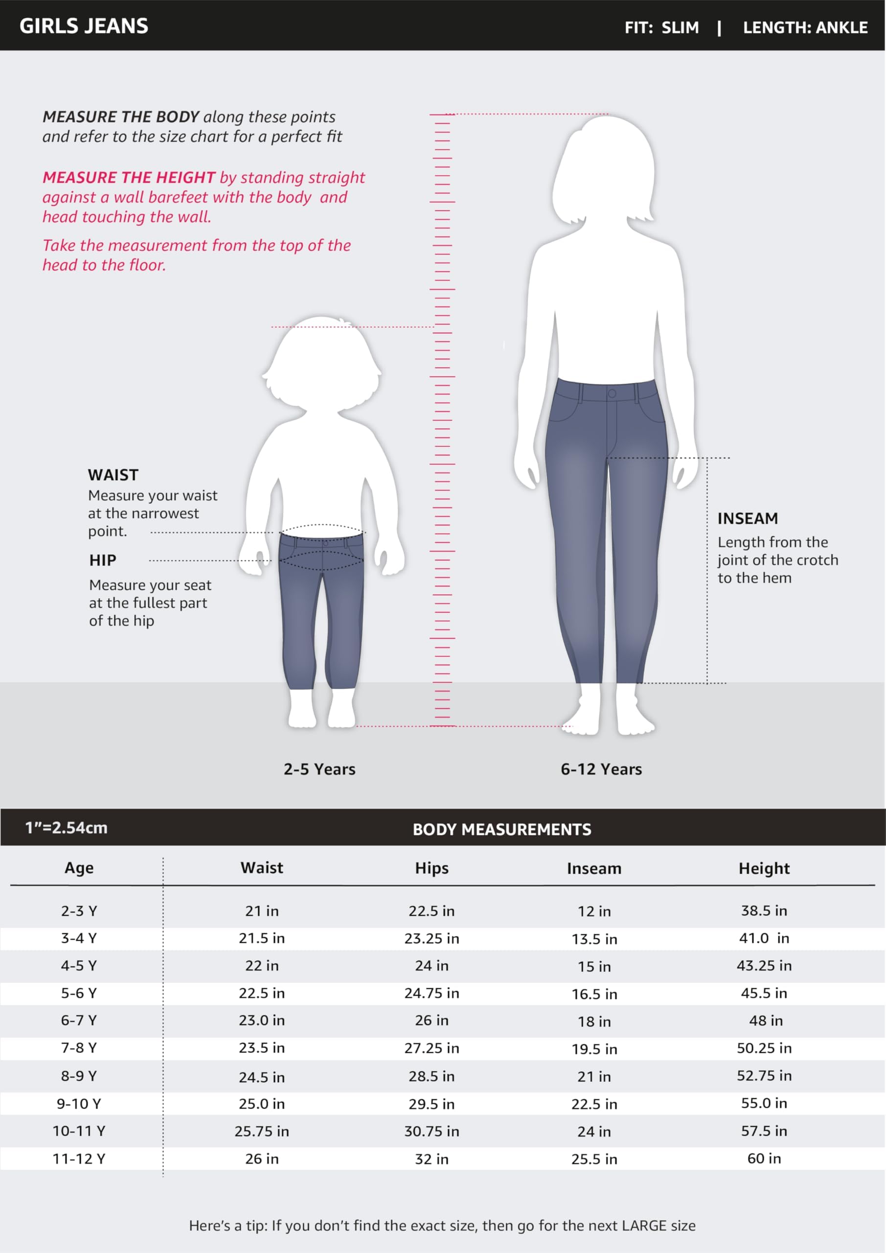 Amazon Girls Slim Fit Jogger Jeans - Elasticated - Image 5