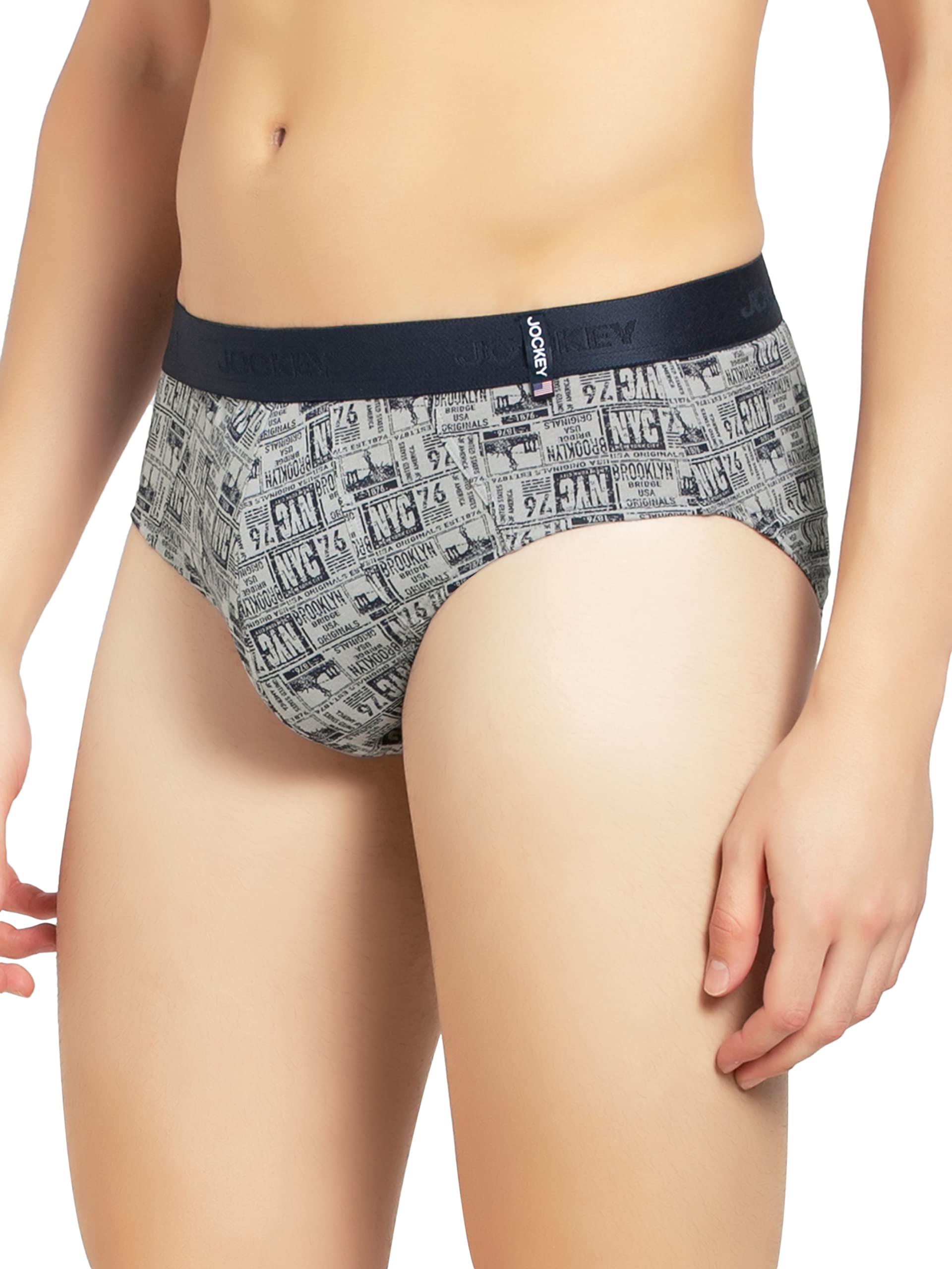 Jockey Men's Printed Brief - Cotton - Image 4