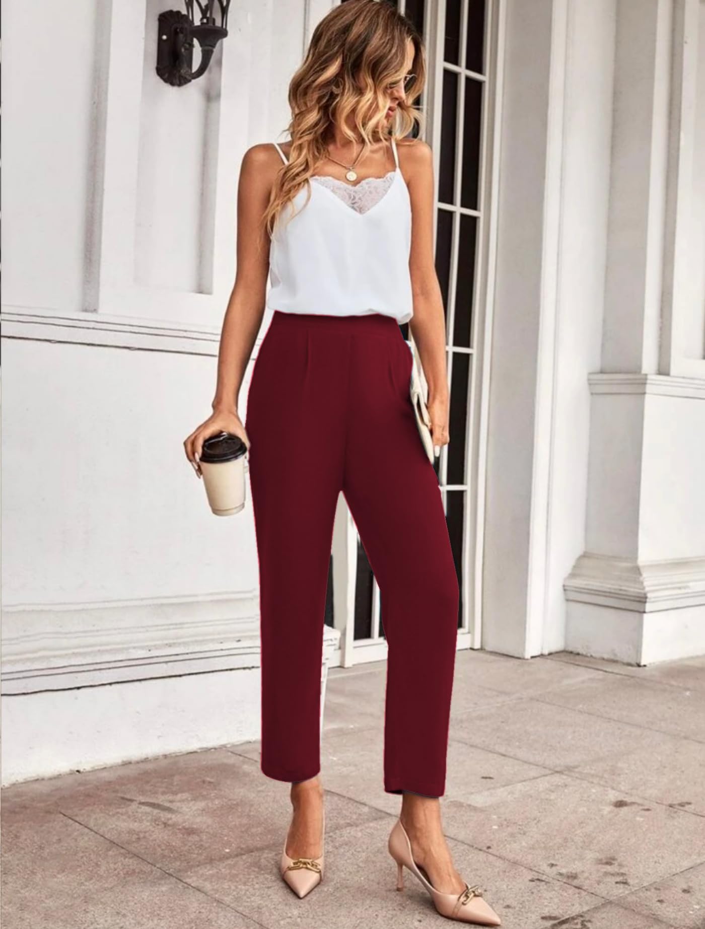Dream Beauty Women High Rise Trouser - Image 4