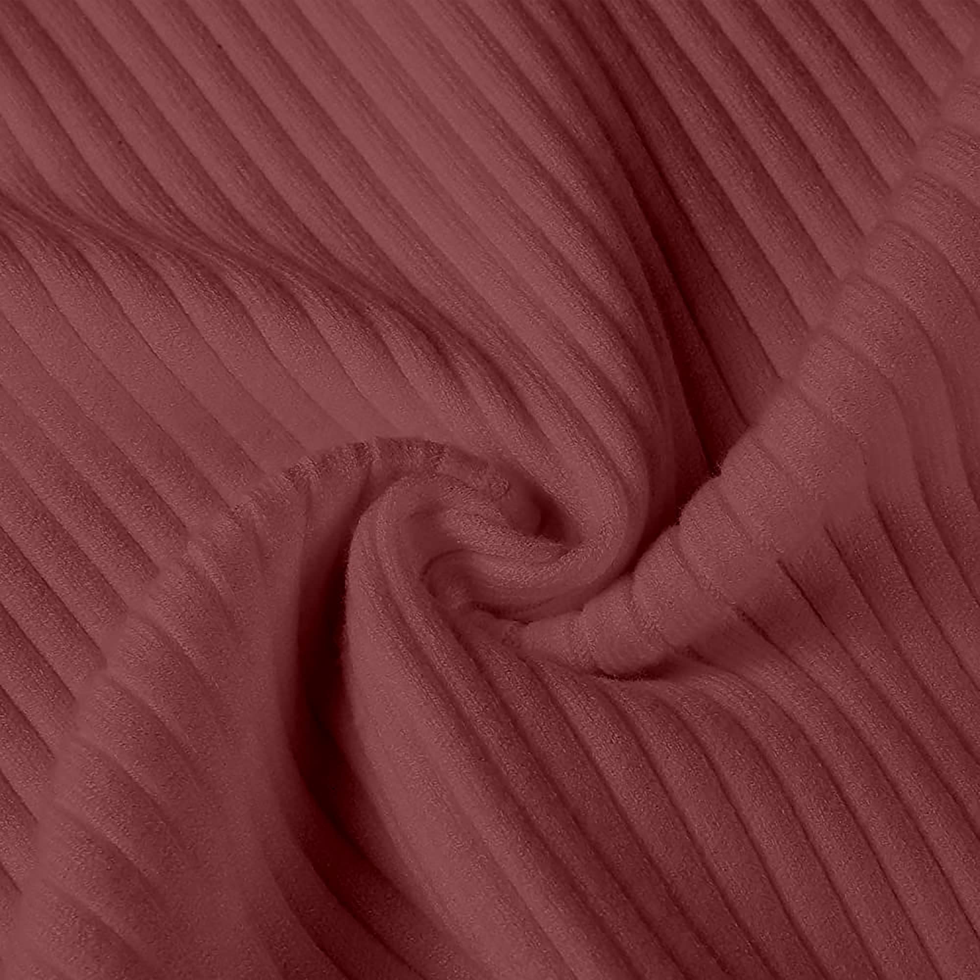 NORTHWIND Men's High Neck Cotton T-Shirt - Brick Red - Image 5